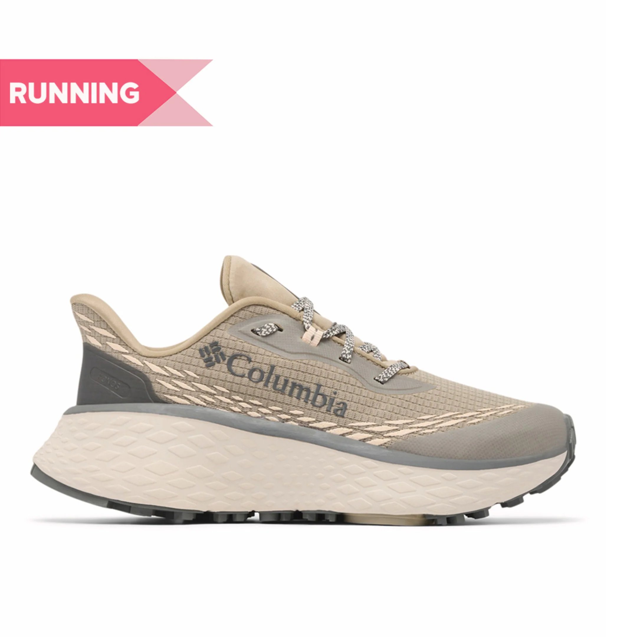 Columbia Women Beige OmniMax Konos Trillium ATR Trail Running Shoes