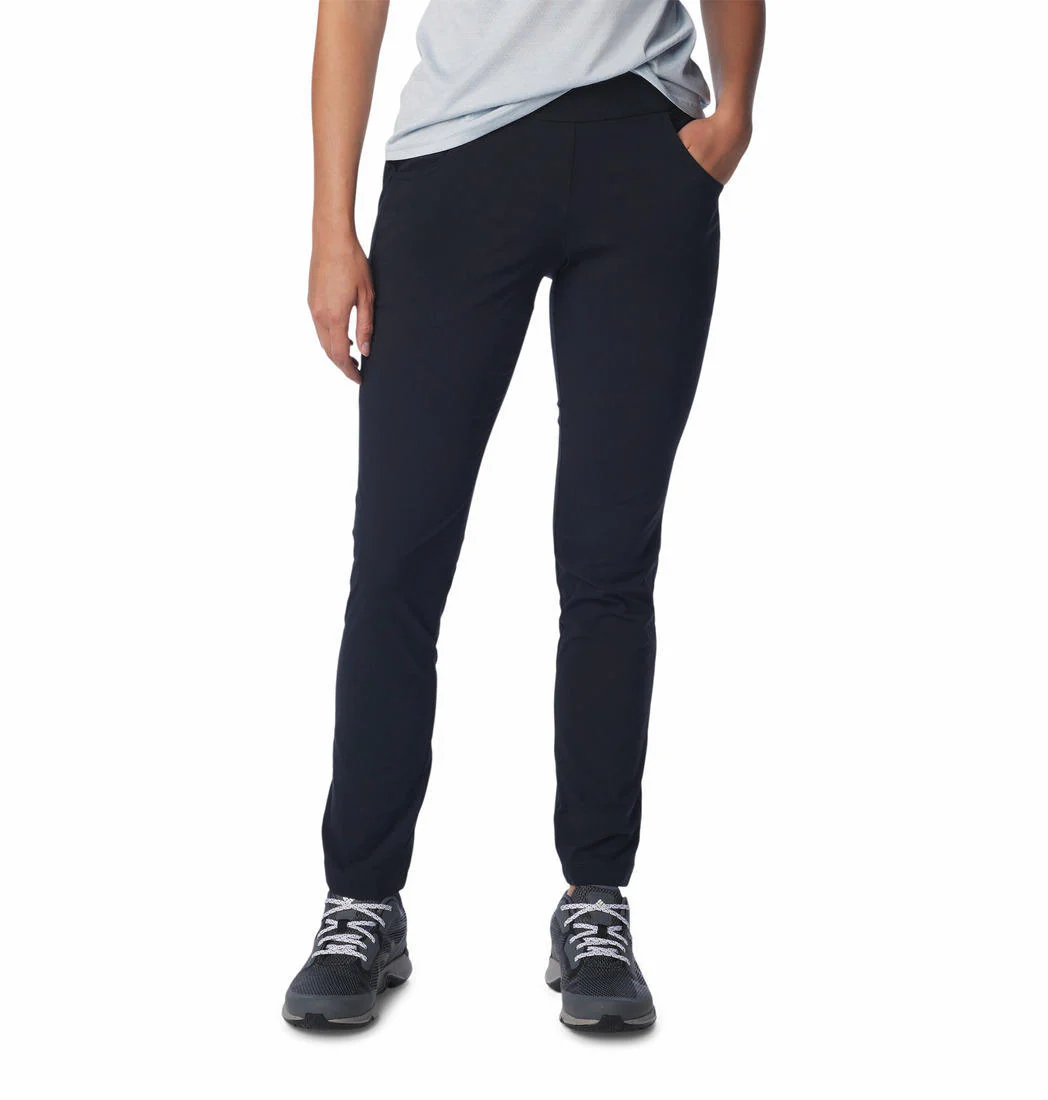 Columbia Women Black Anytime Casual Pull On Pant (Sun Protection)