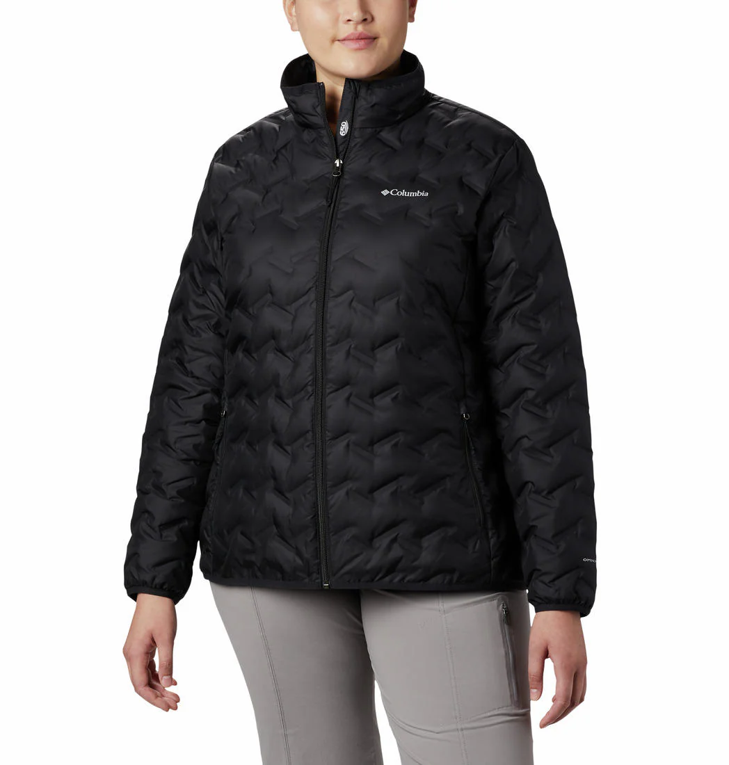 Columbia Women Black Delta Ridge Down Jacket