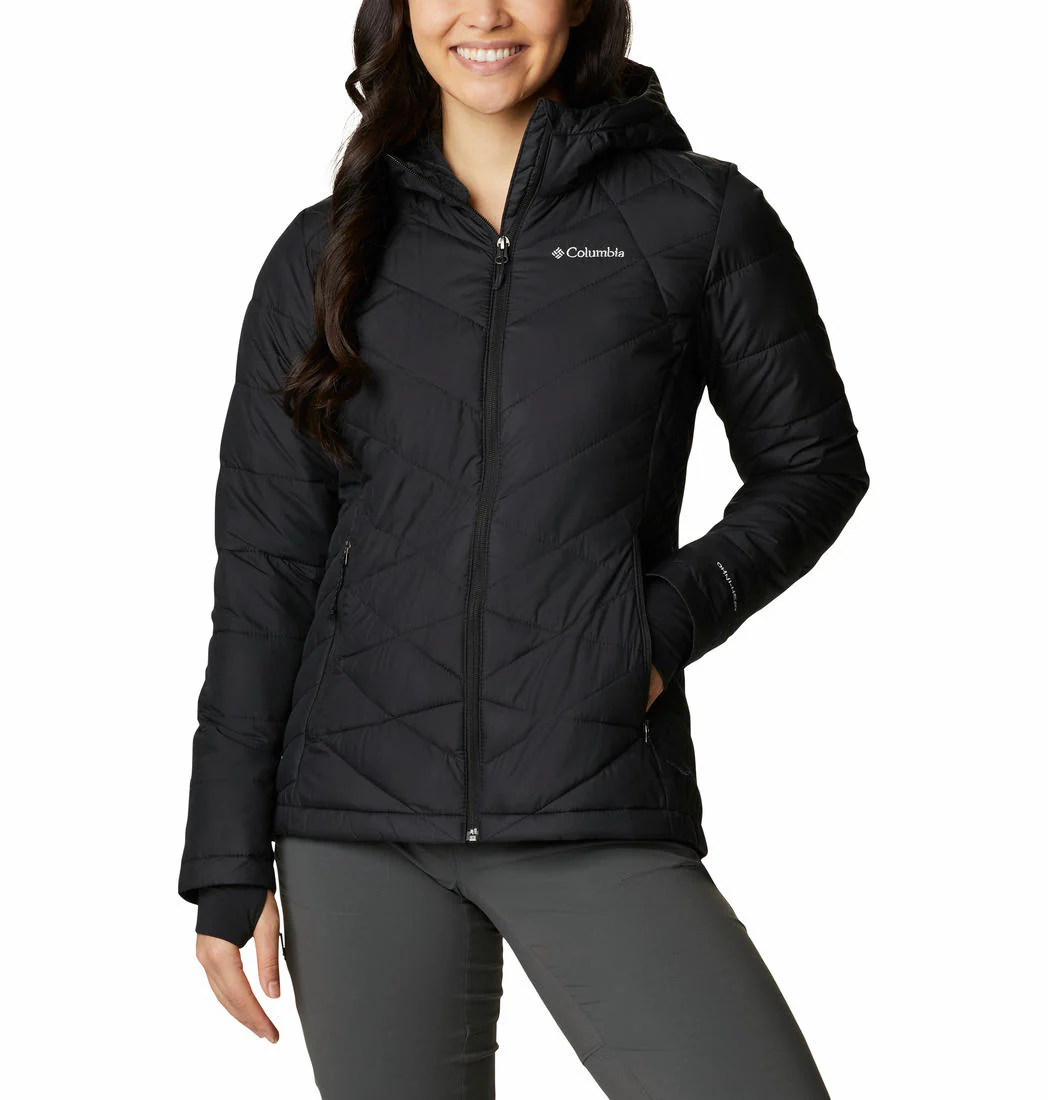 Columbia Women Black Heavenly Hooded Jacket