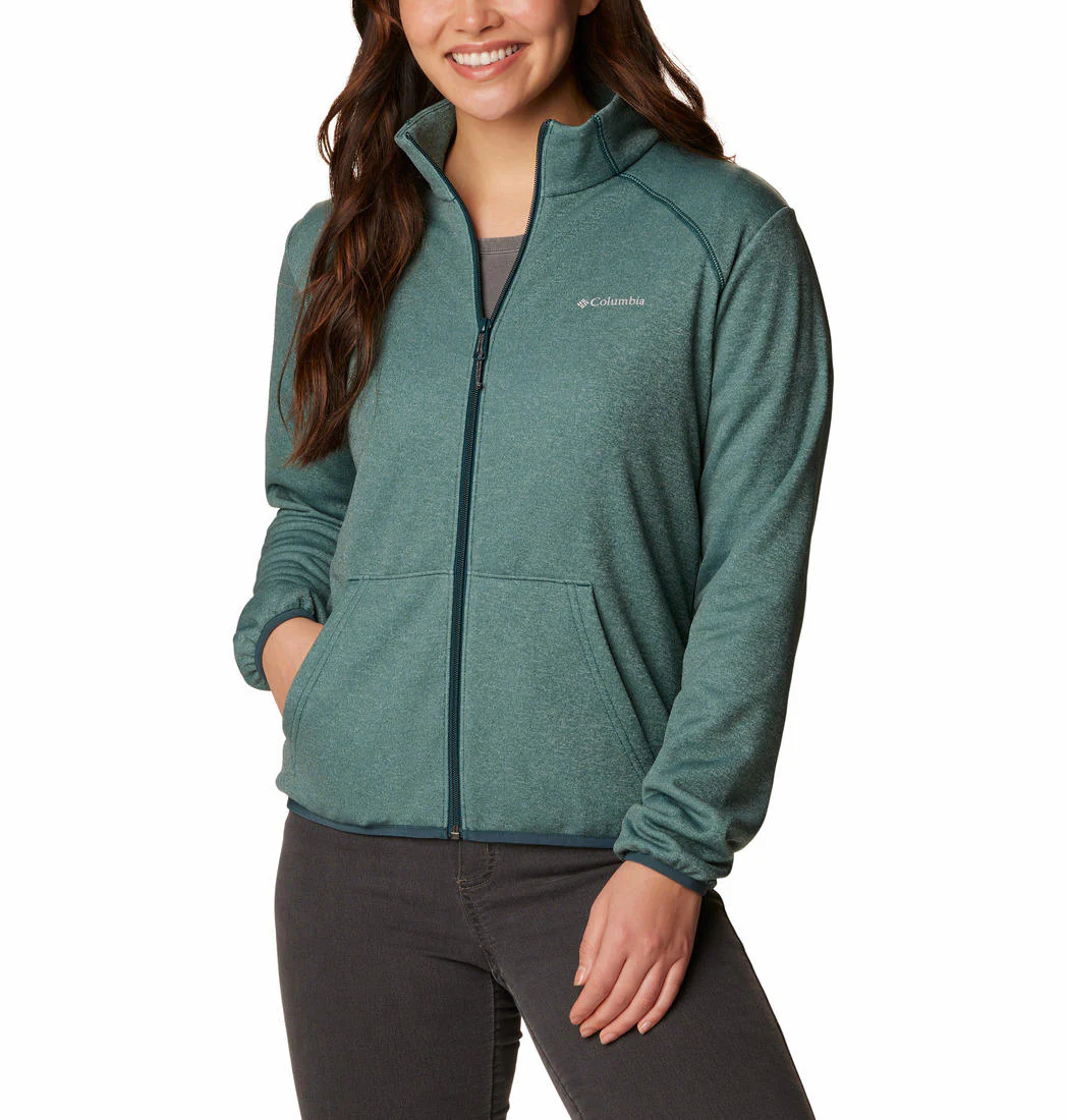 Columbia Women Blue Col Hike Tech Fleece FZ