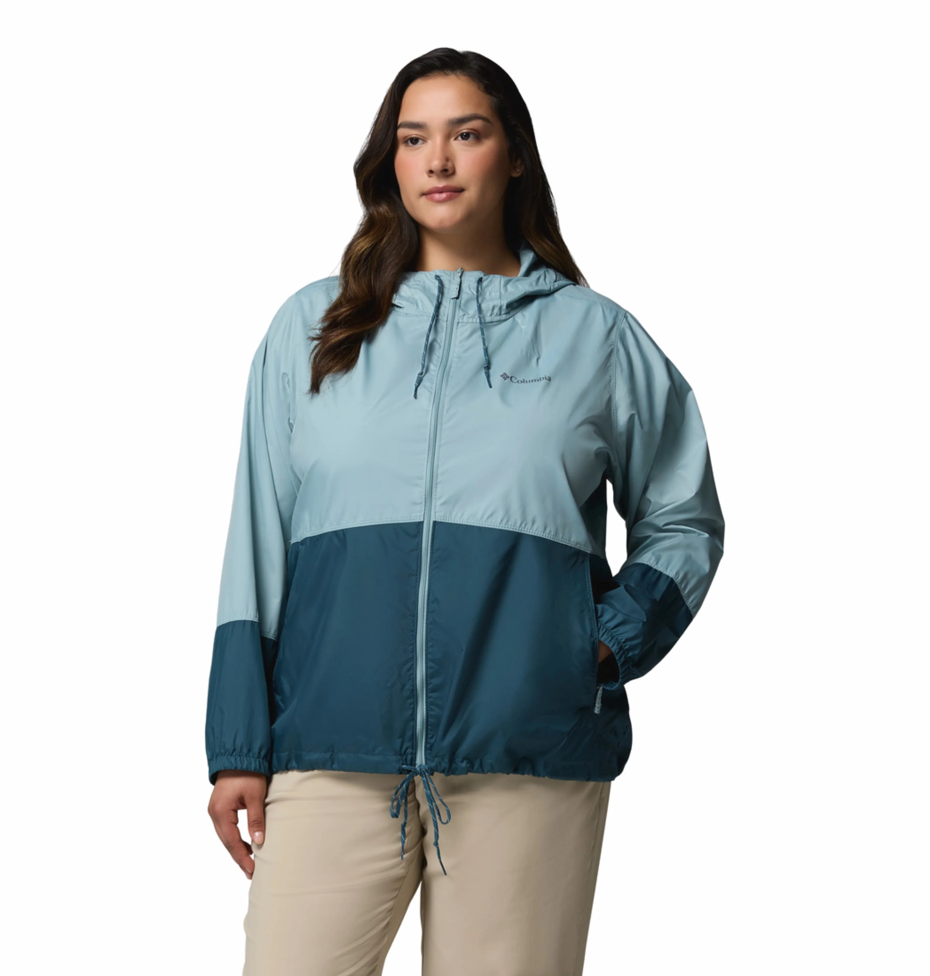Columbia Women Blue Omni-Shade Flash Forward II Windbreaker