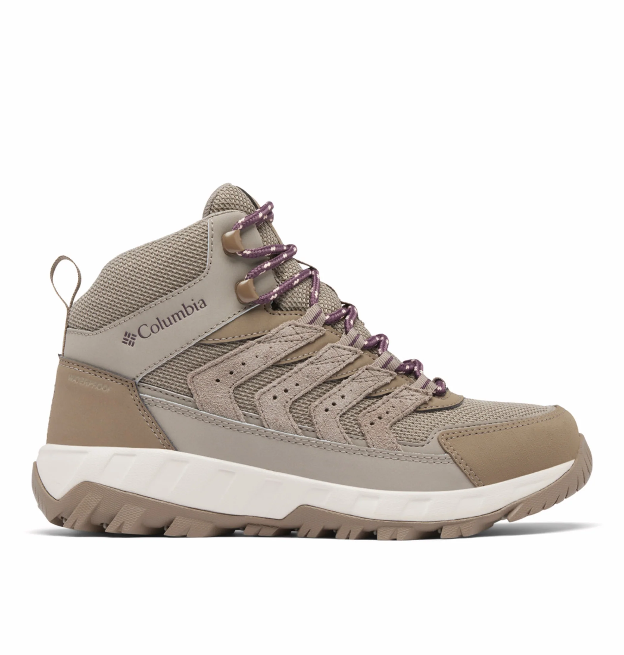 Columbia Women Brown OmniGrip Strata Trail Waterproof Hiking and Trekking Shoes