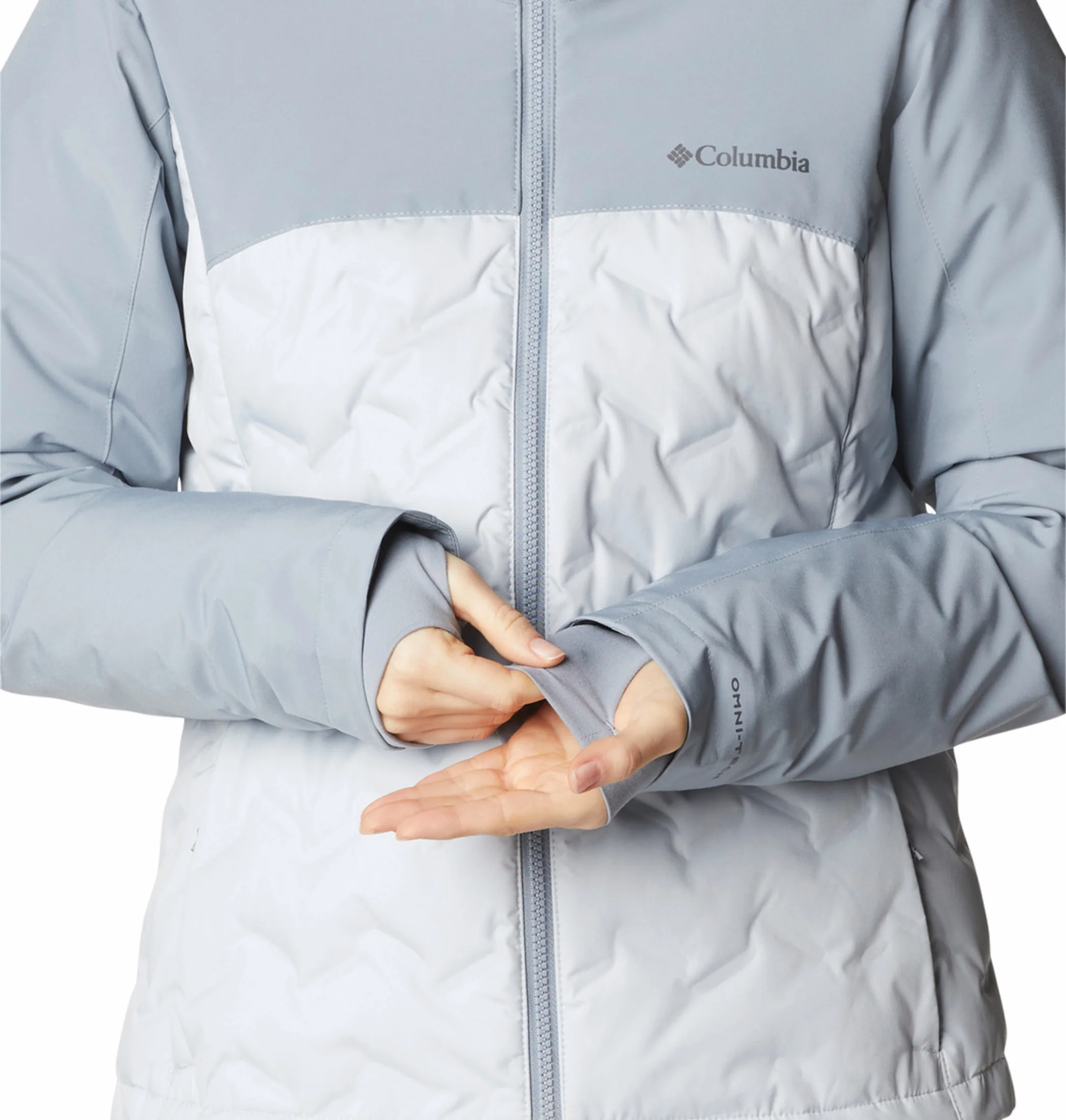 Columbia Women Grey HEAT SEAL Grand Trek III Down Jacket - Image 10