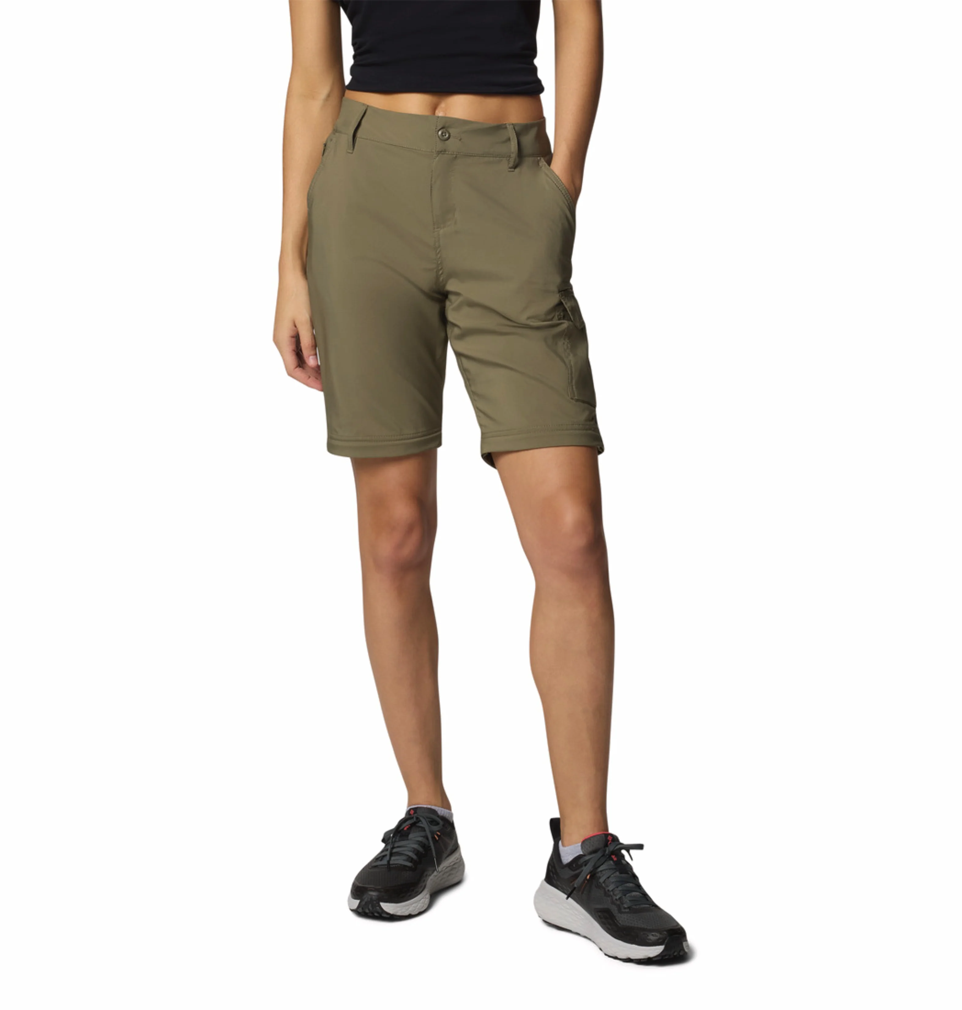 Columbia Women Olive Green Omni-Shade Silver Ridge Utility Convertible Pant - Image 11