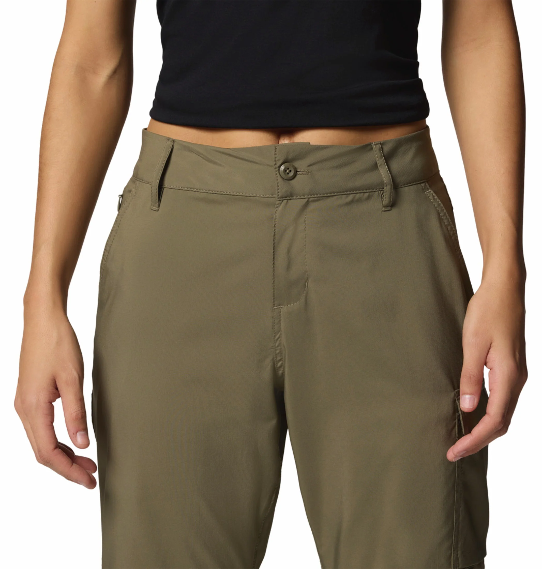 Columbia Women Olive Green Omni-Shade Silver Ridge Utility Convertible Pant - Image 7