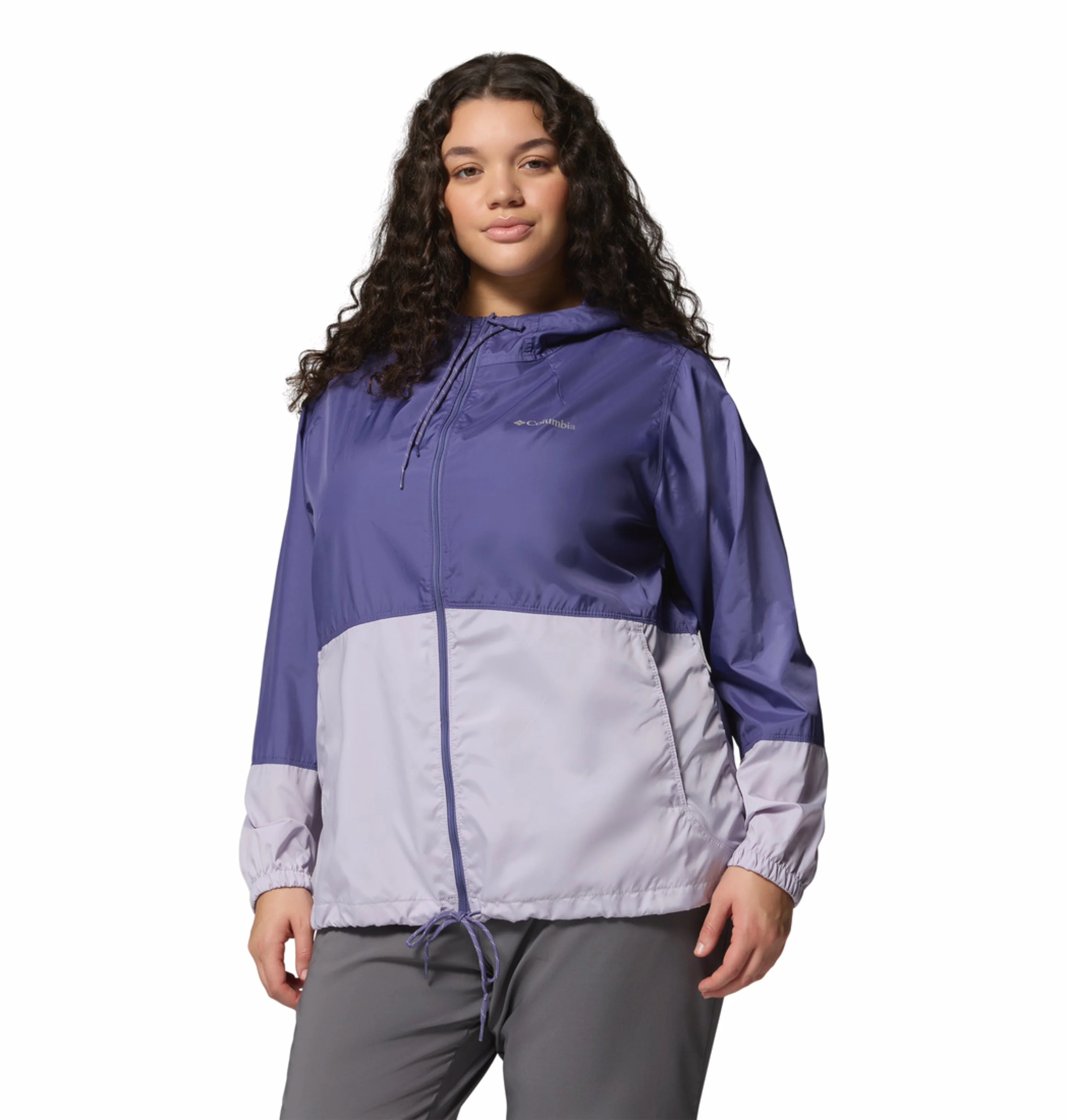 Columbia Women Purple Omni-Shade Flash Forward II Windbreaker