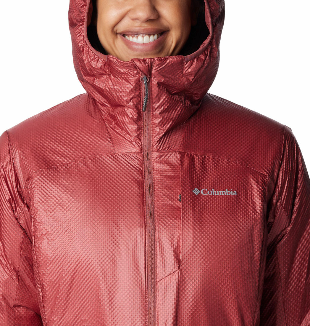Columbia Women Pink Arch Rock Double Wall Elite Mid Jacket