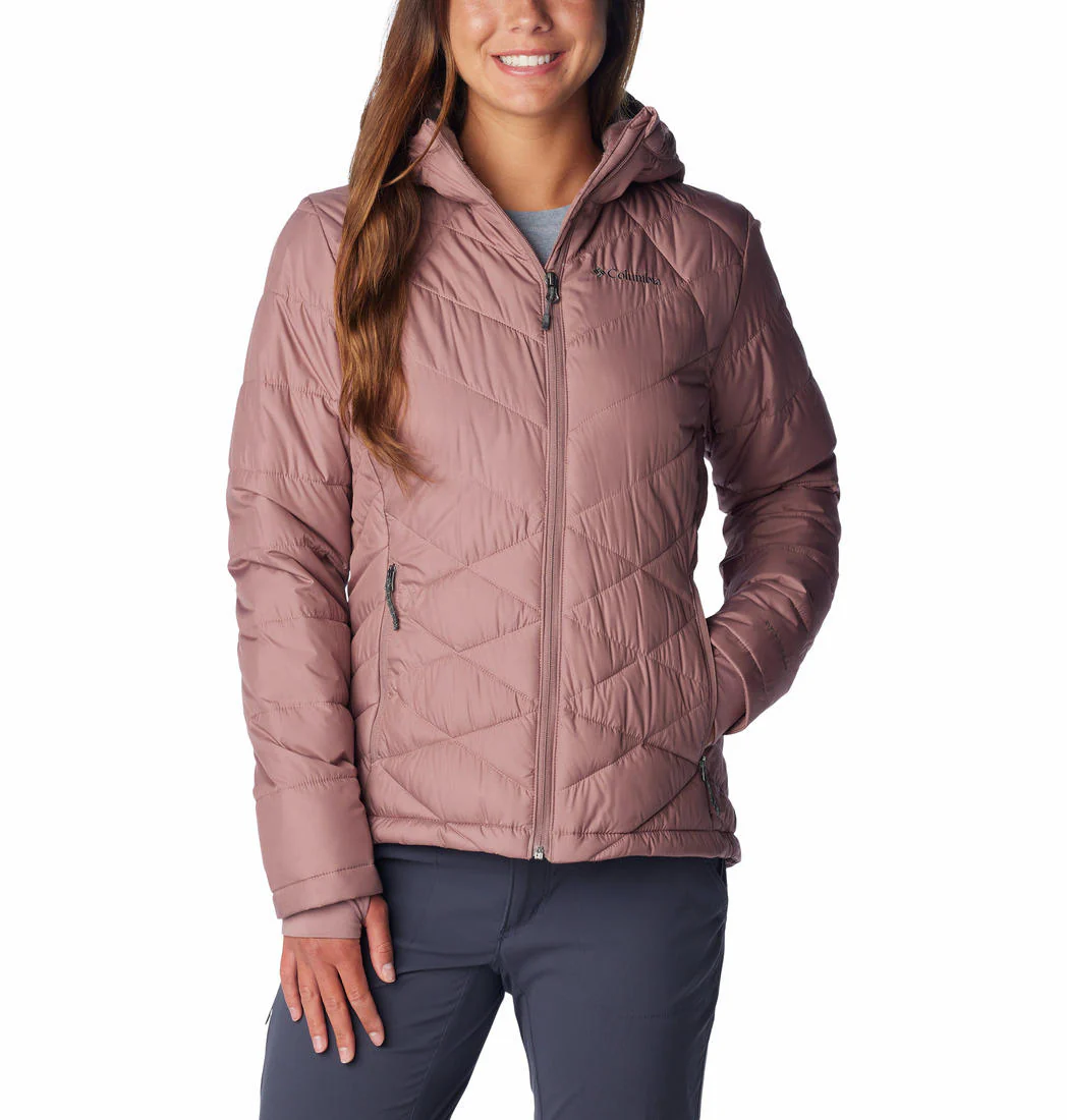 Columbia Women Red Heavenly Hooded Jacket