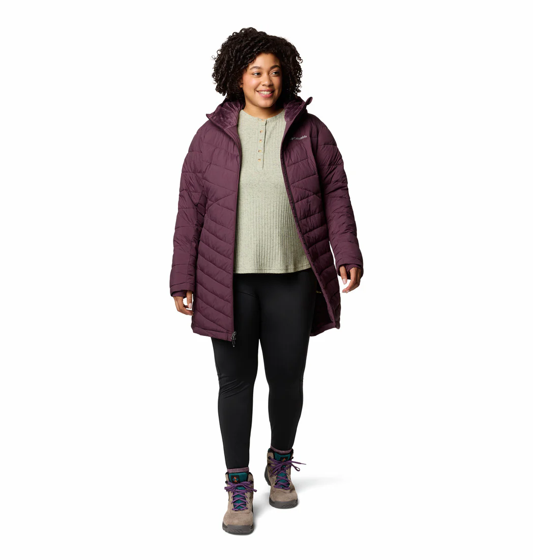 Columbia Women Red Joy Peak II Mid Jacket (Plus Size) - Image 4