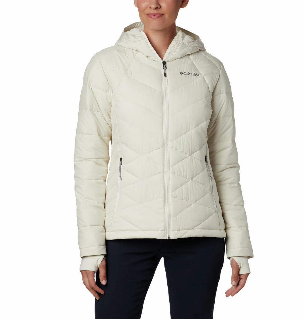 Columbia Women White Heavenly Hooded Jacket