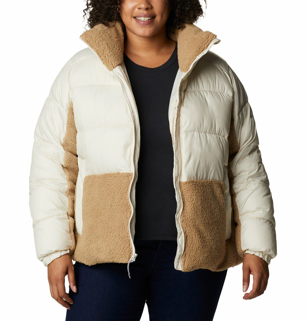 Columbia Women White Leadbetter Point Sherpa Hybrid