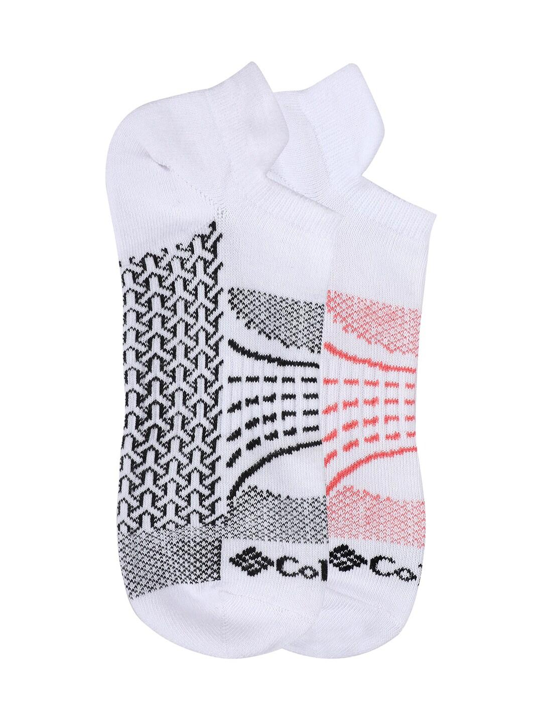 Columbia Women White SOCKS WM 2P NOSHO-ACTV-MAPPED (2 Pair) (Non Returnable) - Image 2