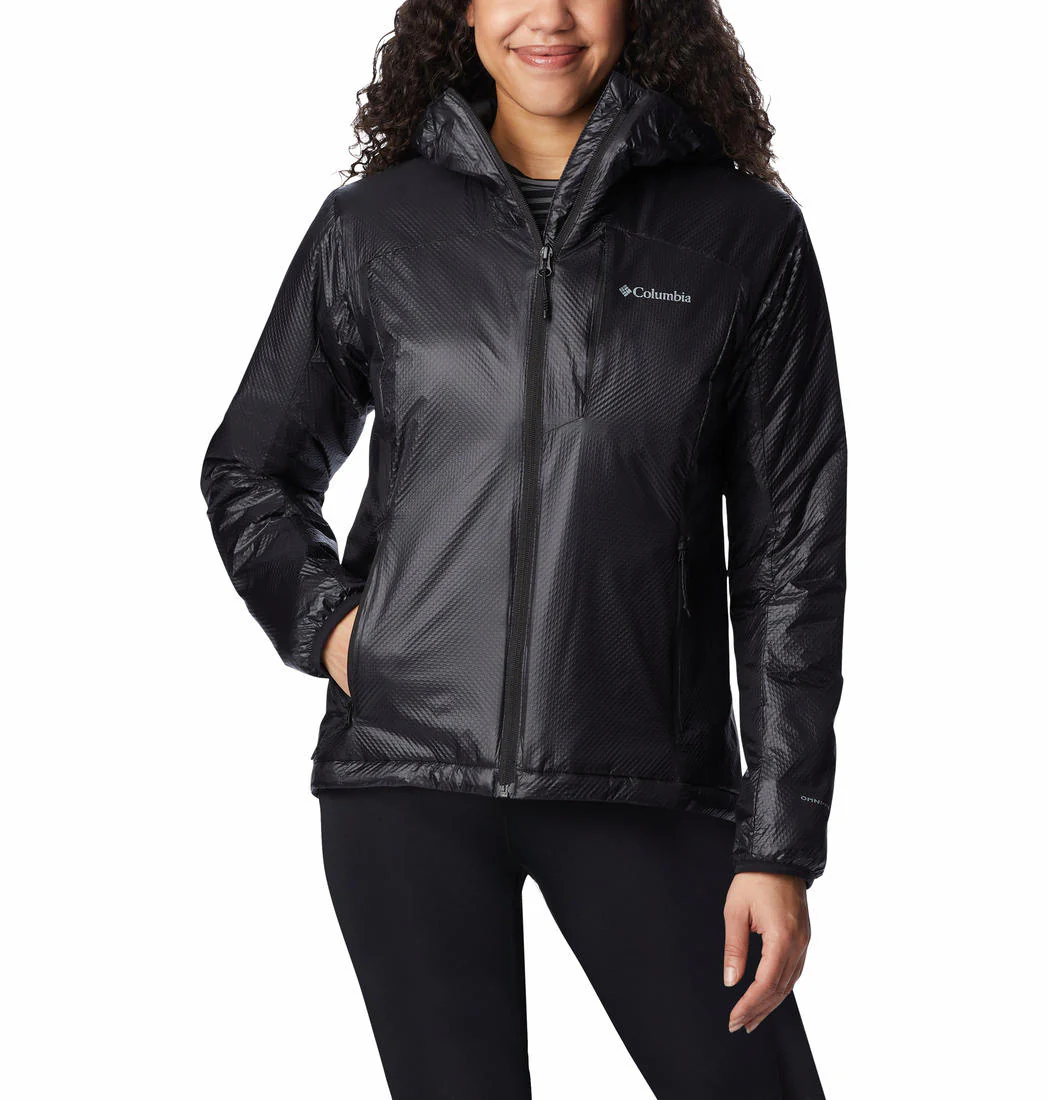 Columbia Women Black Arch Rock II Hooded Jacket