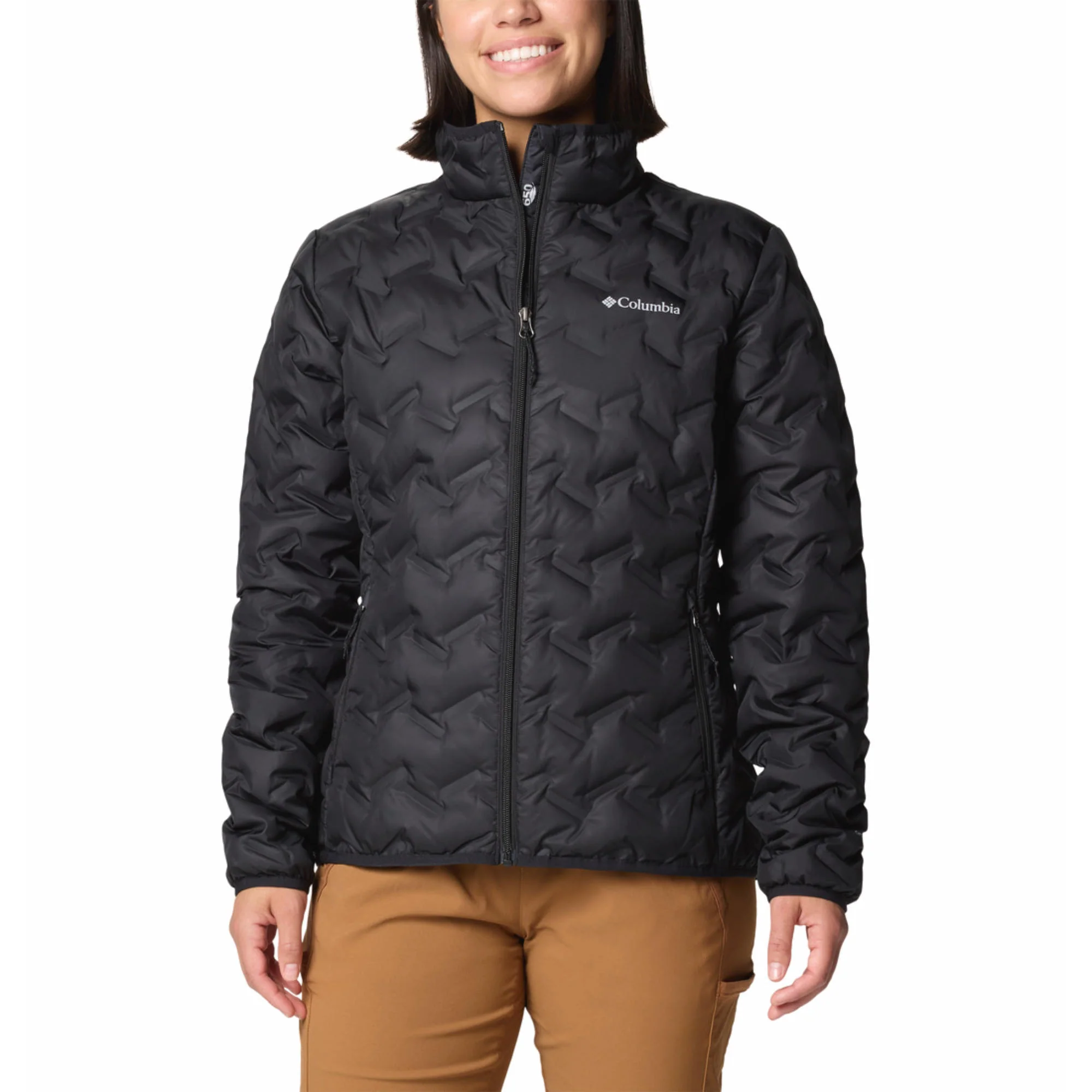 Columbia Women Black Delta Ridge II Down Jacket