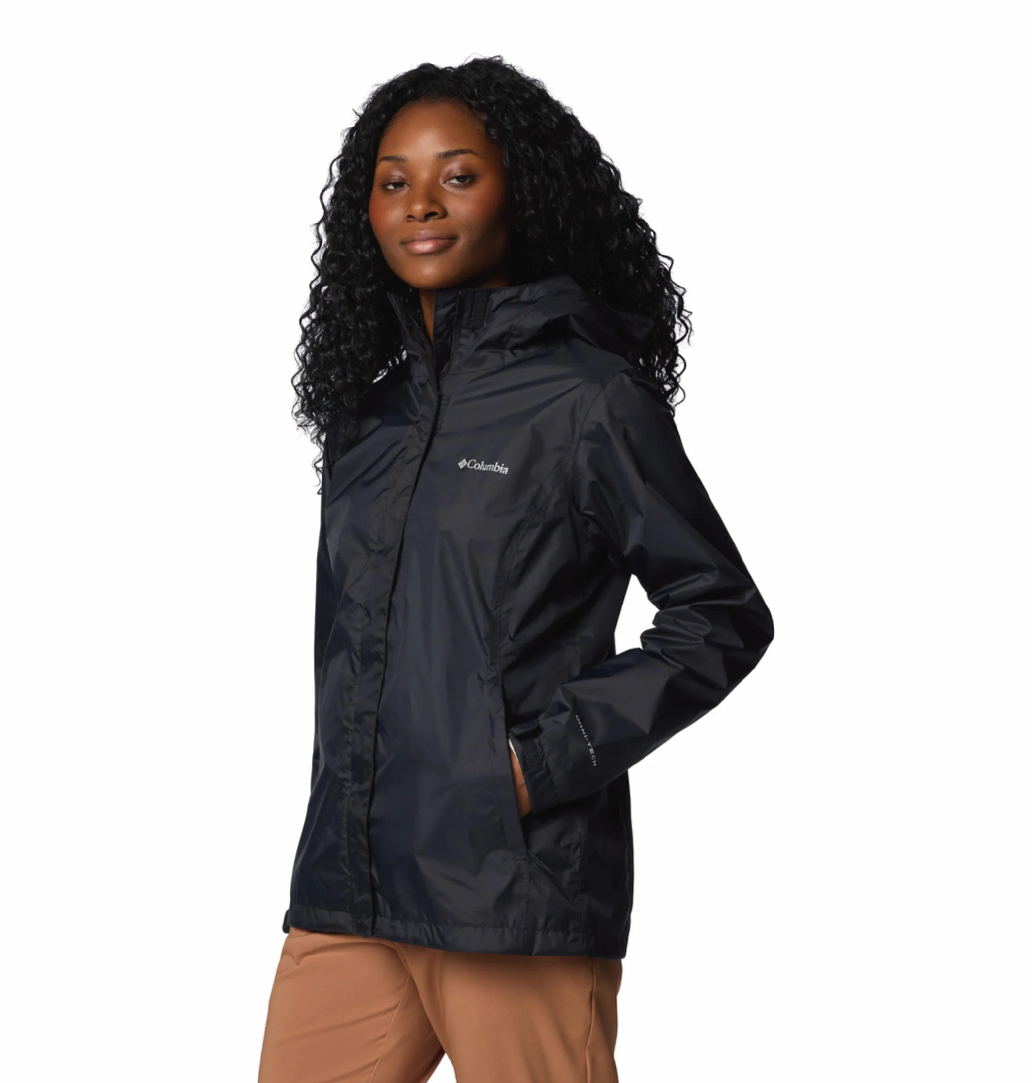 Columbia Women Black Arcadia II Jacket Waterproof - Image 4