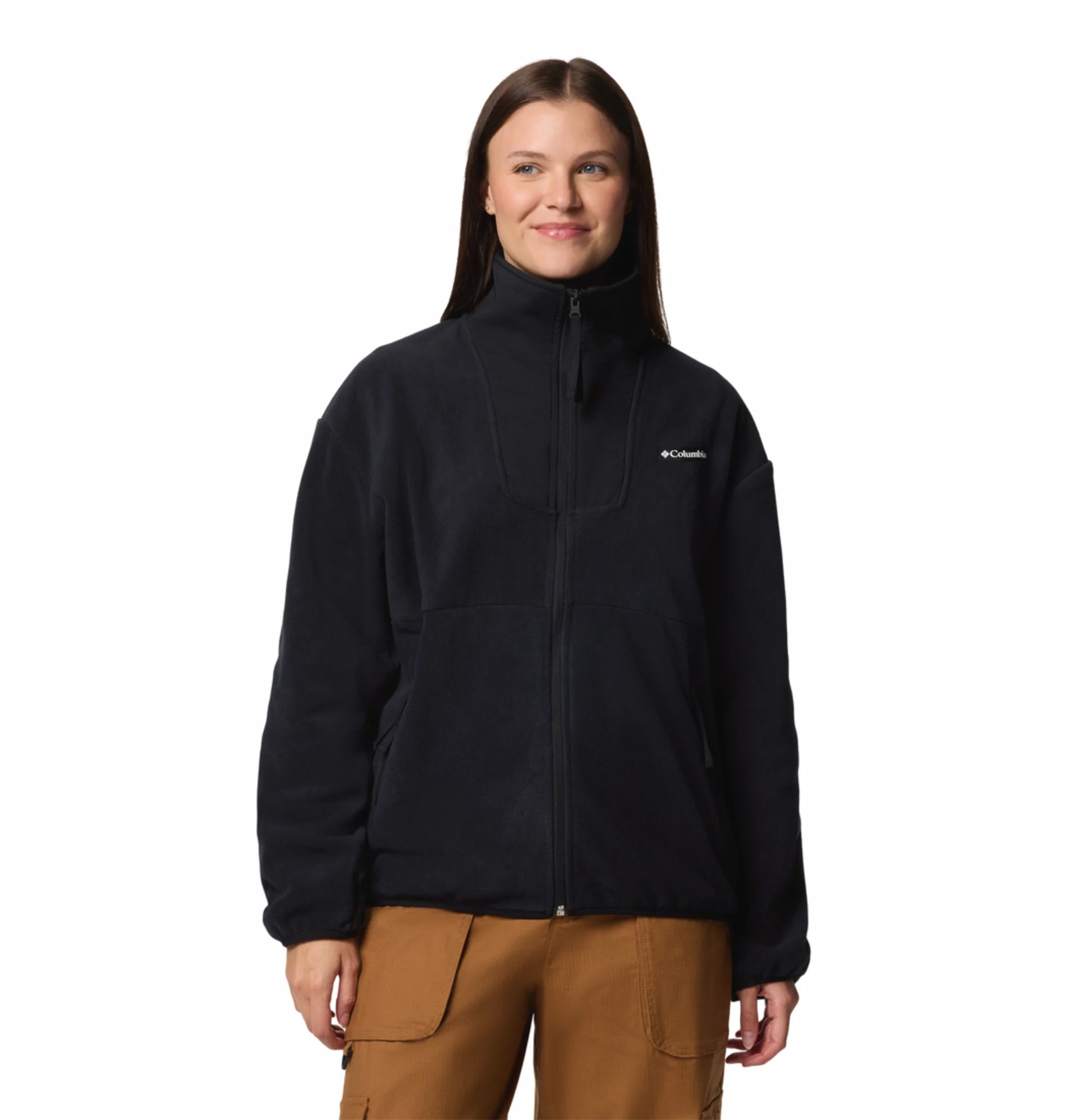 Columbia Women Black Sequoia Grove Full Zip Fleece