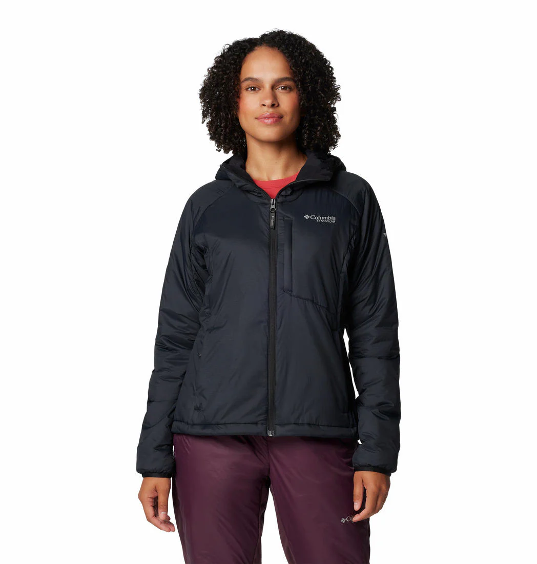Columbia Women Black Silver Leaf II Stretch Insulated Jacket