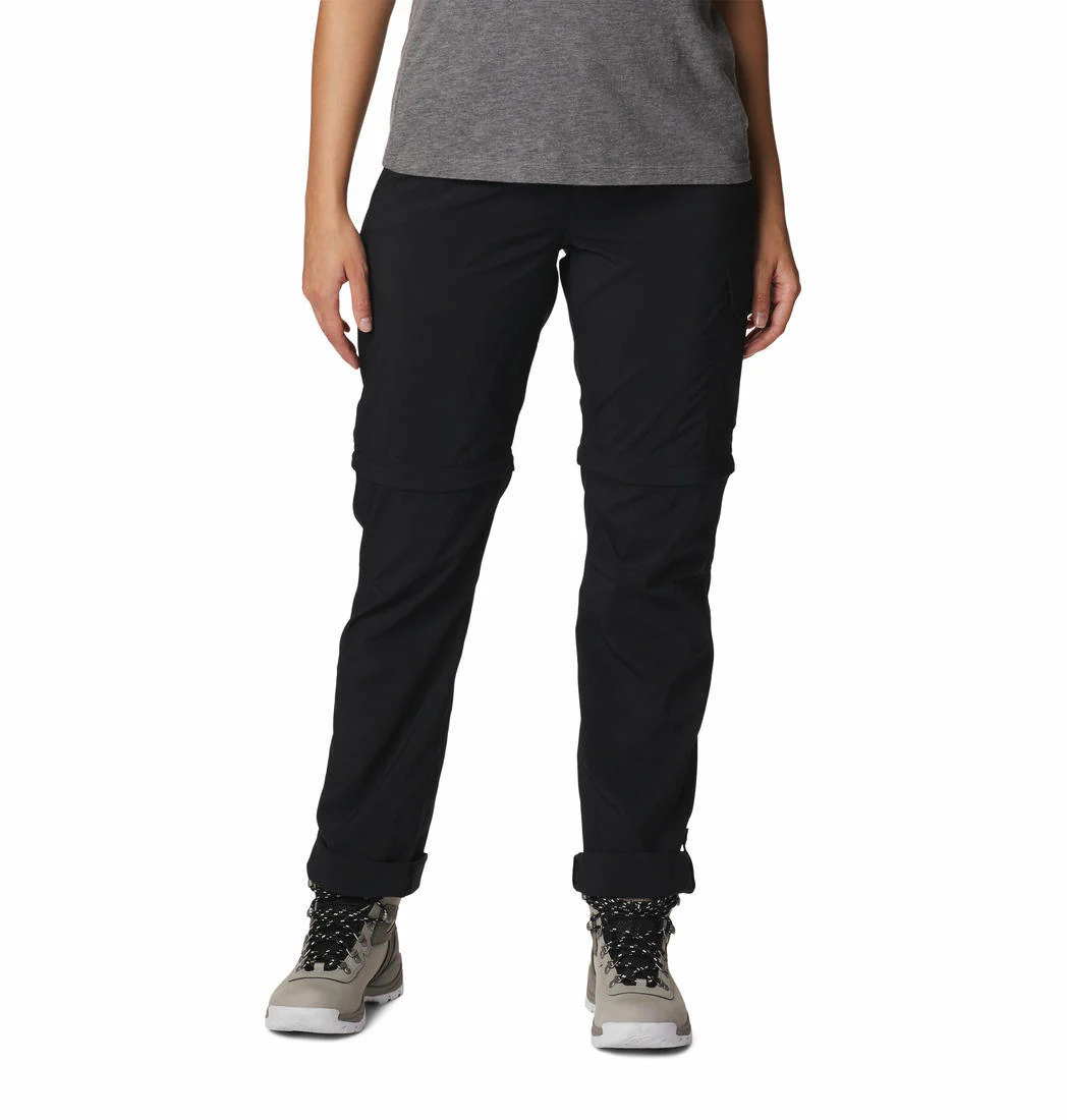 Columbia Women Black Silver Ridge Utility Convertible Pant (Sun Protection) - Image 9