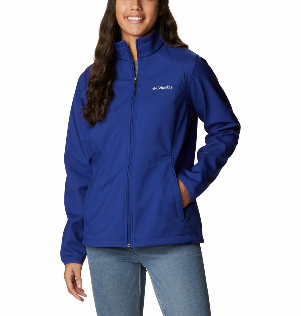 Columbia Women Blue Kruser Ridge II Softshell