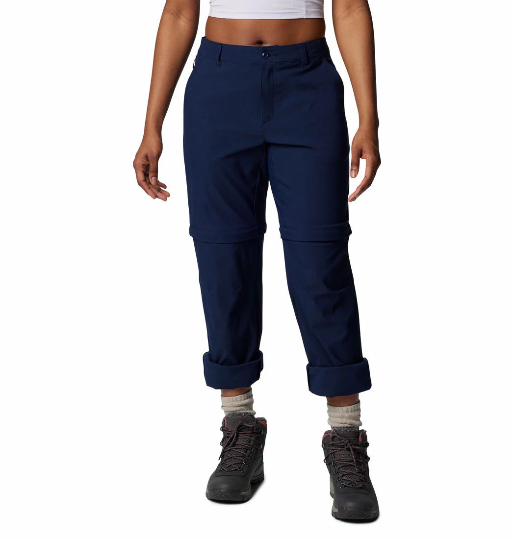 Columbia Women Blue Leslie Falls Convertible Pant