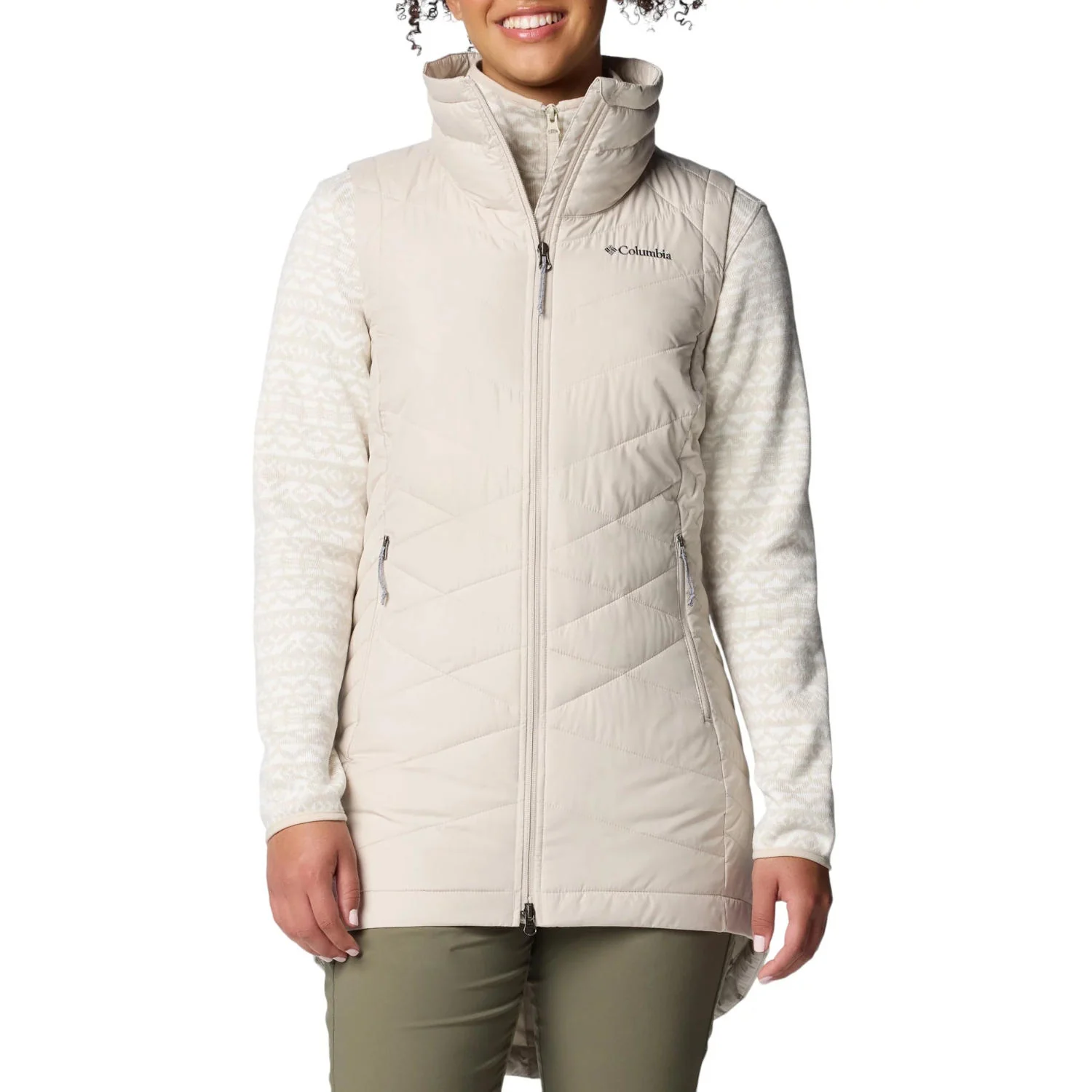 Columbia Women Brown Joy Peak II Long Vest