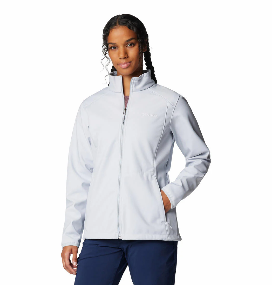 Columbia Women Grey Kruser Ridge III Softshell Jacket