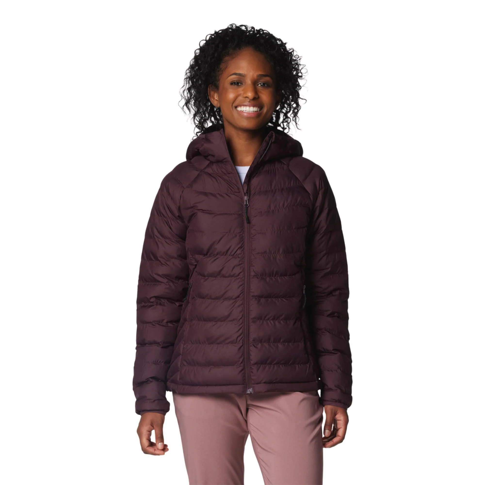 Columbia Women Red Powder Lite II Hooded Jacket