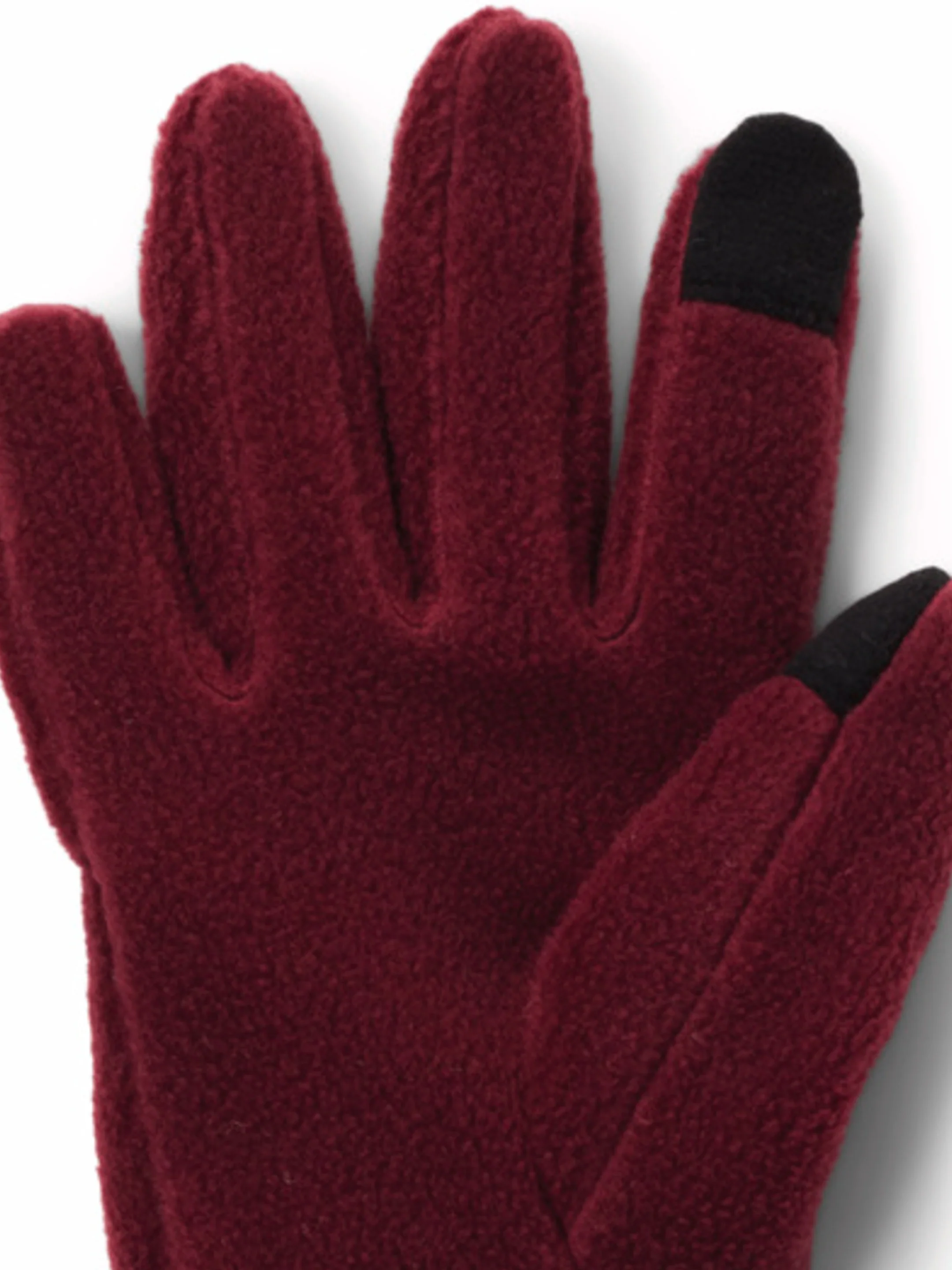 Columbia Womens Maroon W Benton Springs II Fleece Gloves - Image 6