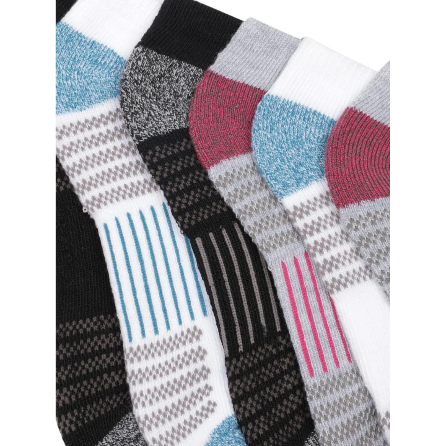 Columbia Women Multi FASHION NO-SHOW WITH PIQUE FOOTBED (6 Pair) (Non Returnable) - Image 3