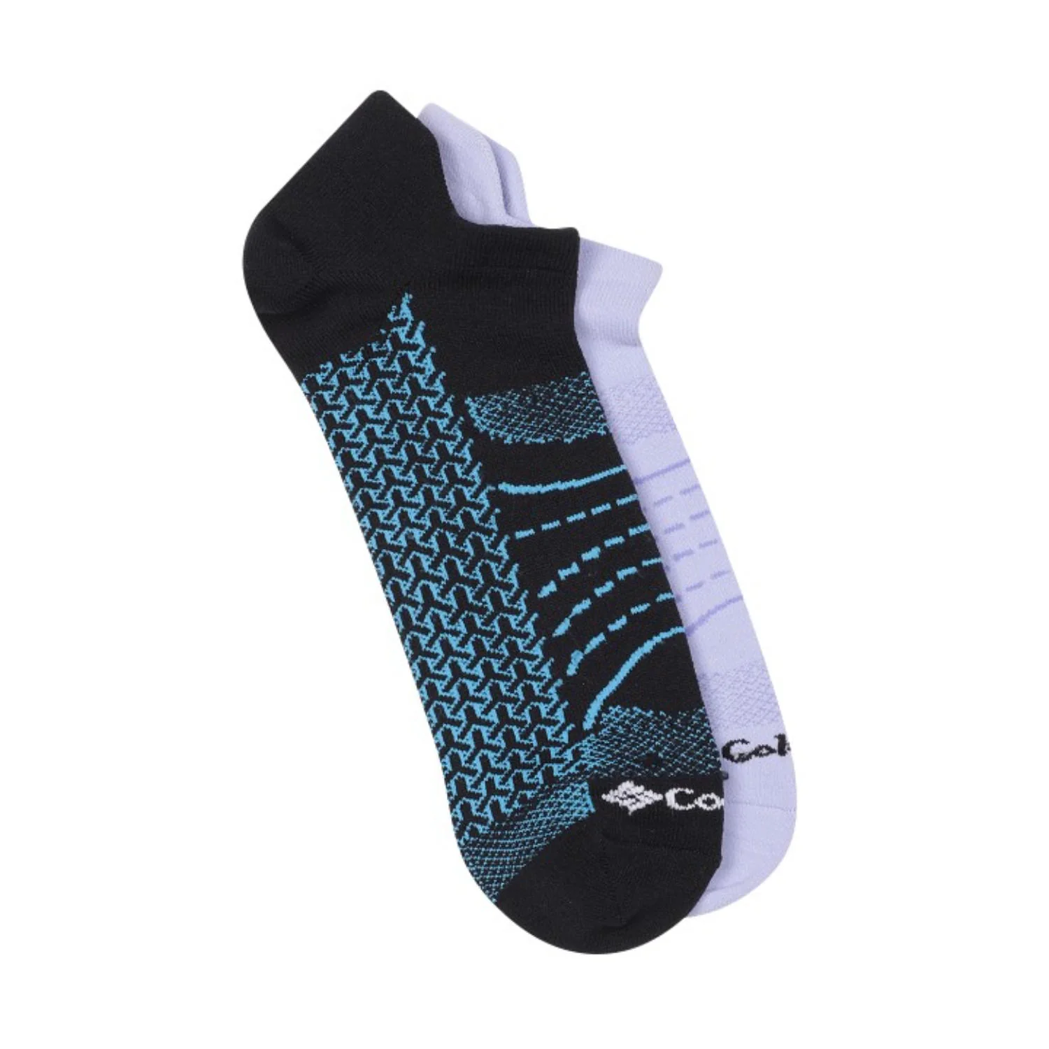 Columbia Women Multi MAPPED BRRR NO-SHOW LIGHTWEIGHT (2 Pair) (Non Returnable) - Image 2