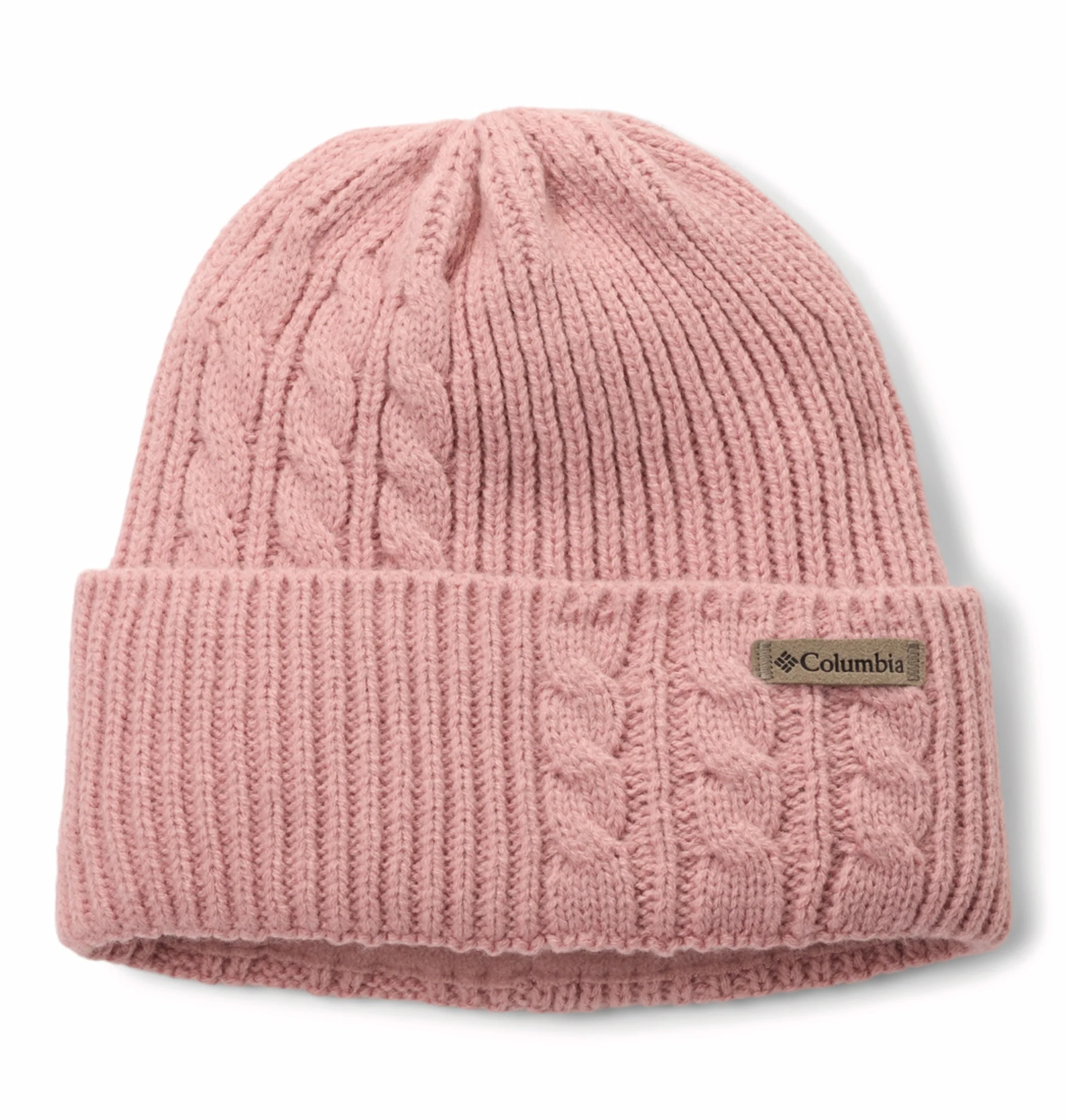 Columbia Womens Peach Agate Pass Cable Knit Beanie - Image 5
