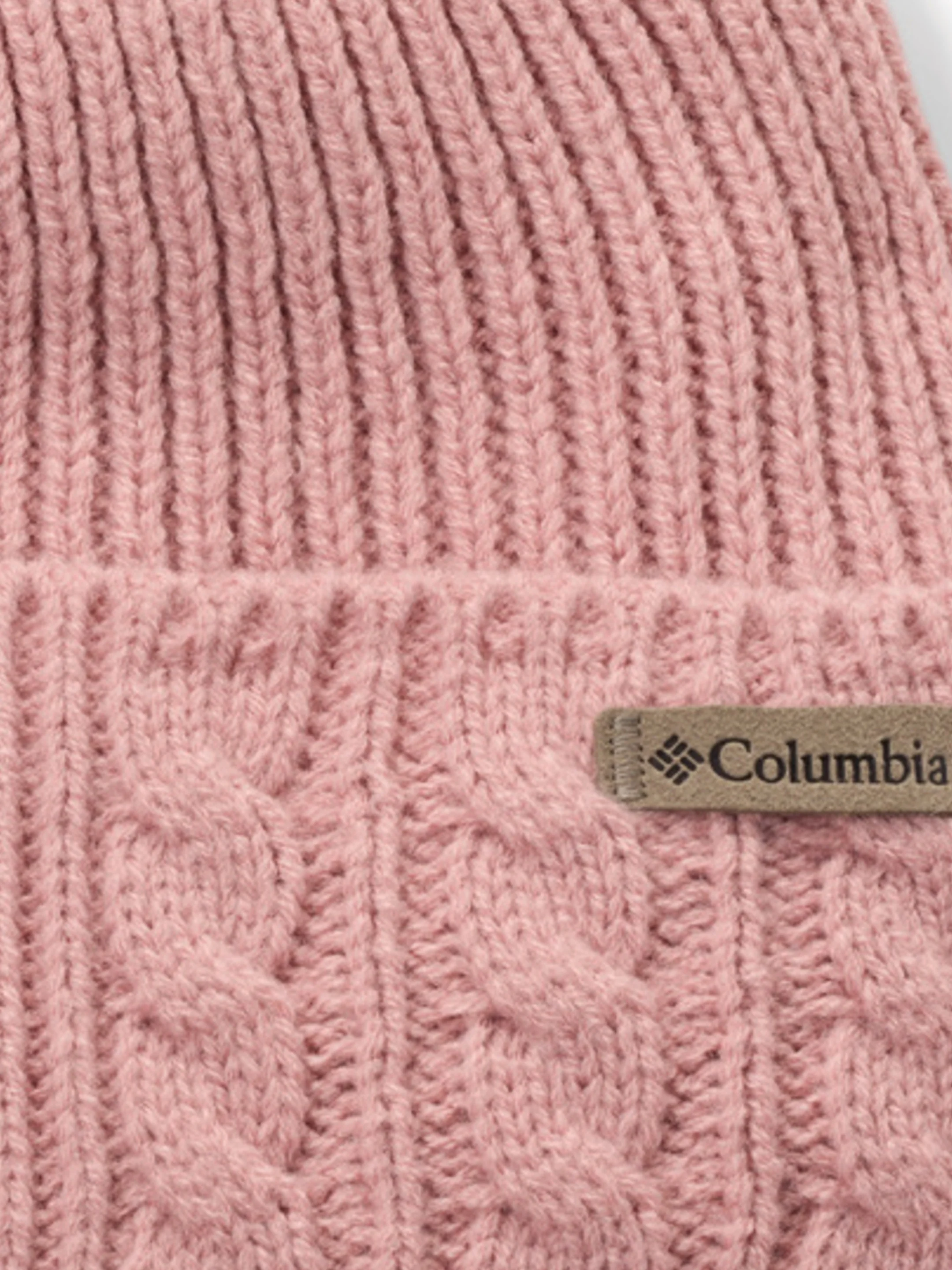 Columbia Womens Peach Agate Pass Cable Knit Beanie - Image 7