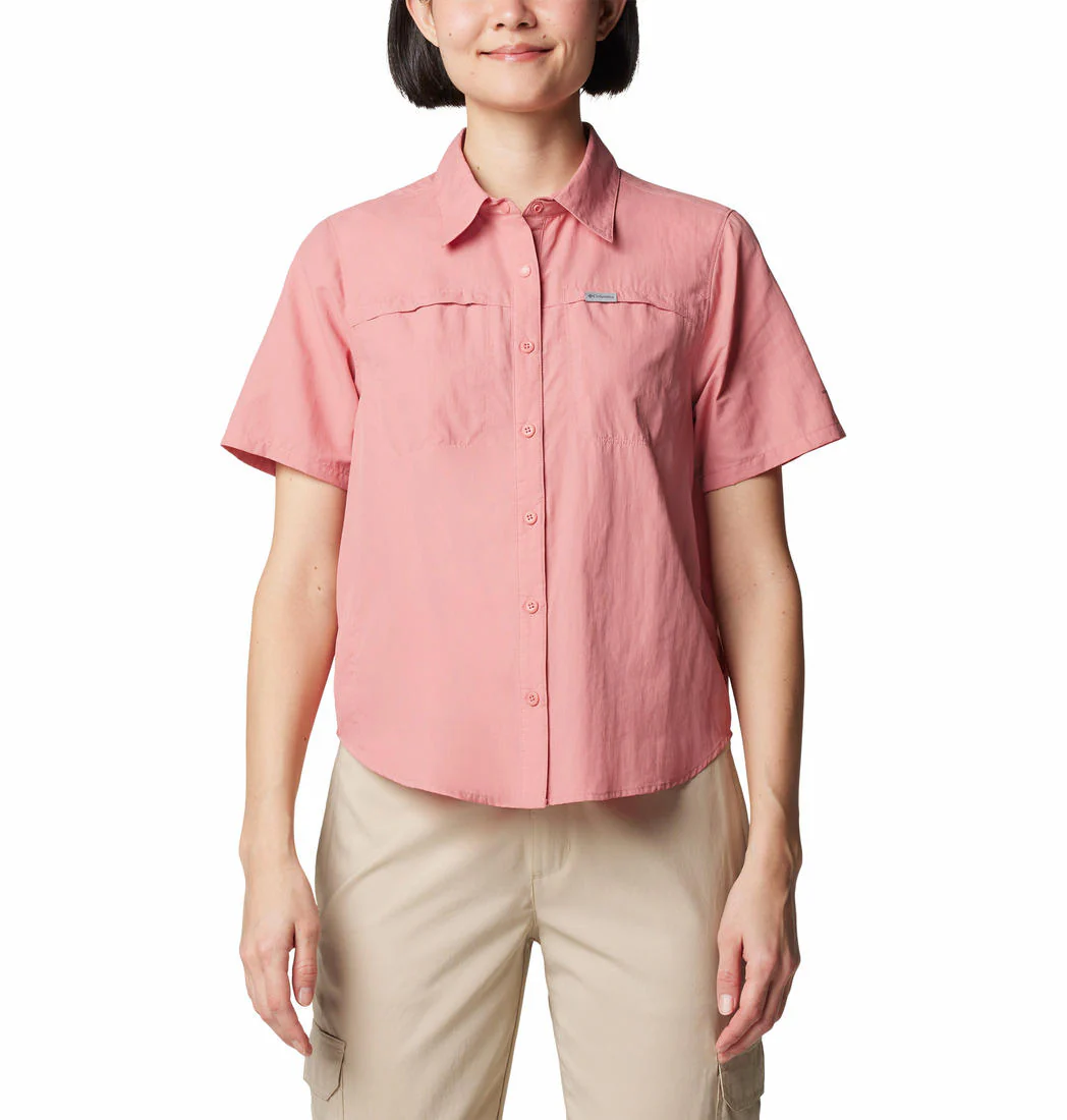 Columbia Women Pink Silver Ridge 3.0 SS (Sun Protection)