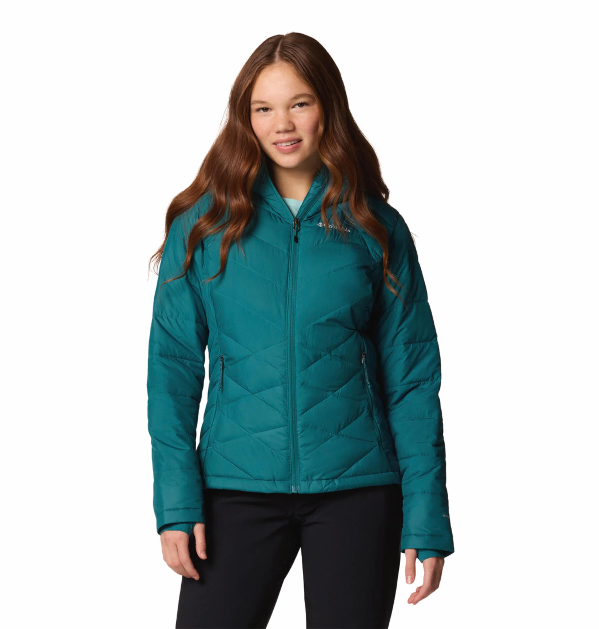 Columbia Women Blue Heavenly Hooded Jacket