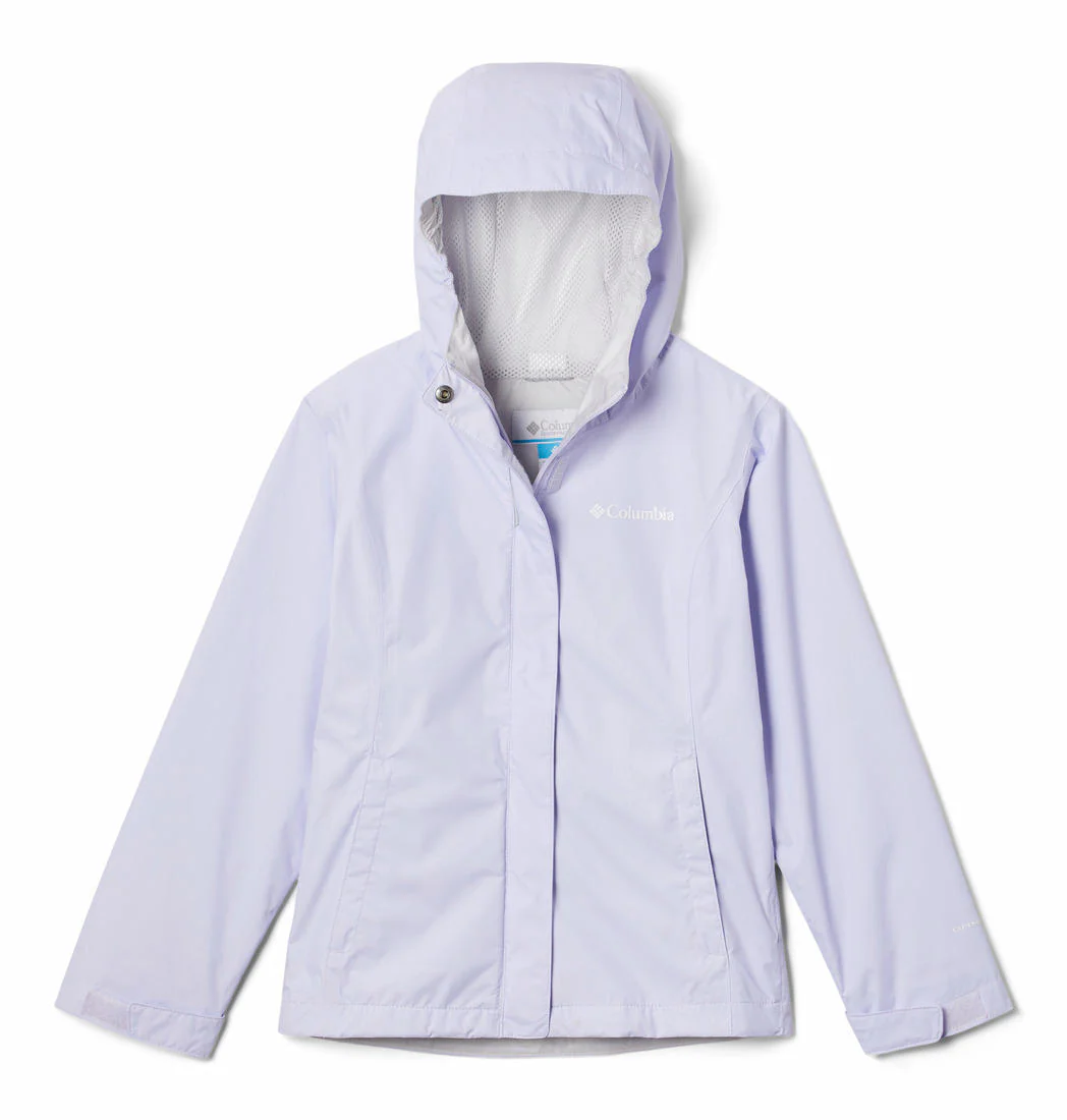 Columbia Kids Girls Purple Arcadia Jacket Waterproof