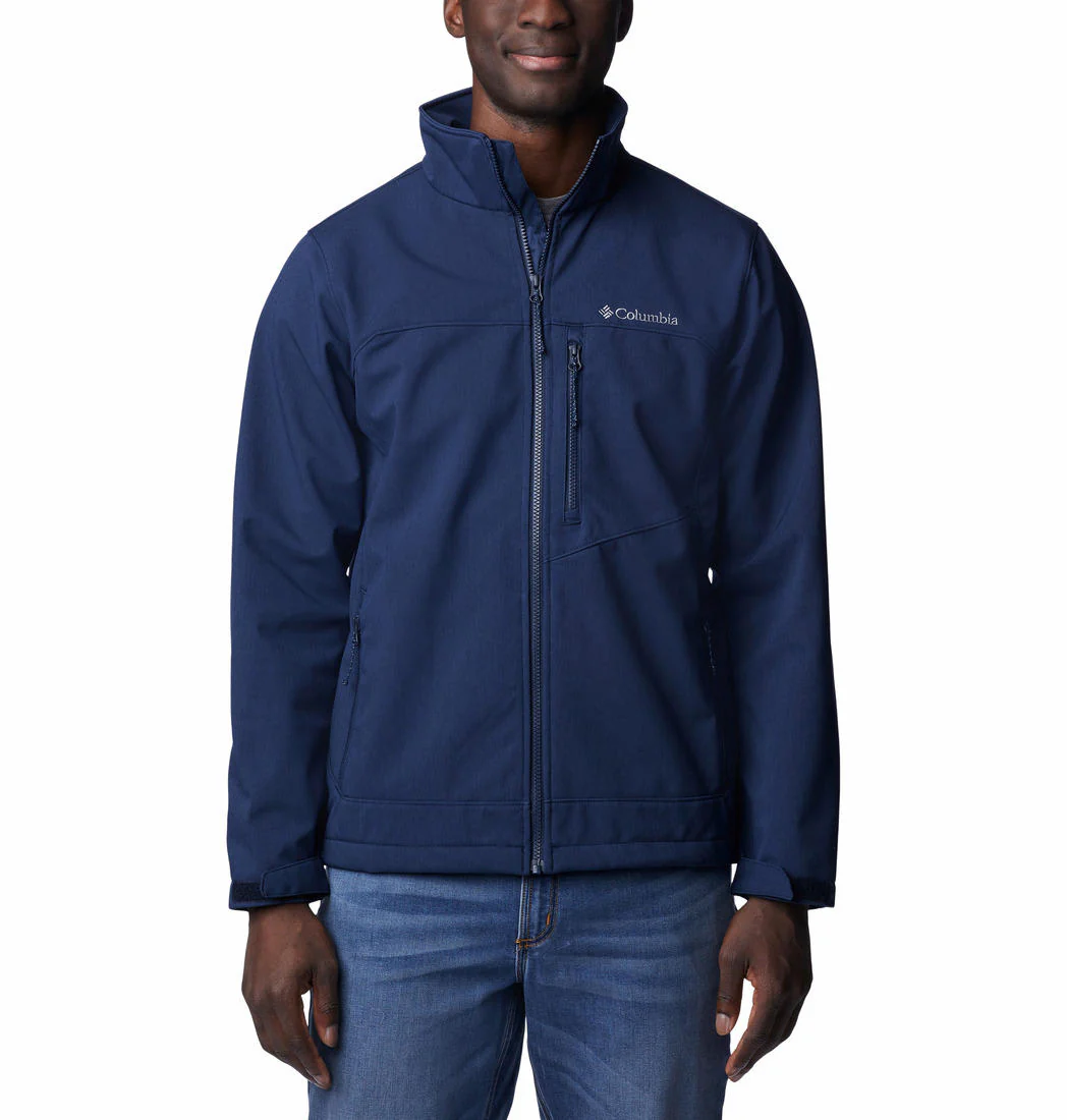 Columbia Men Blue Cruiser Valley Softshell Jacket