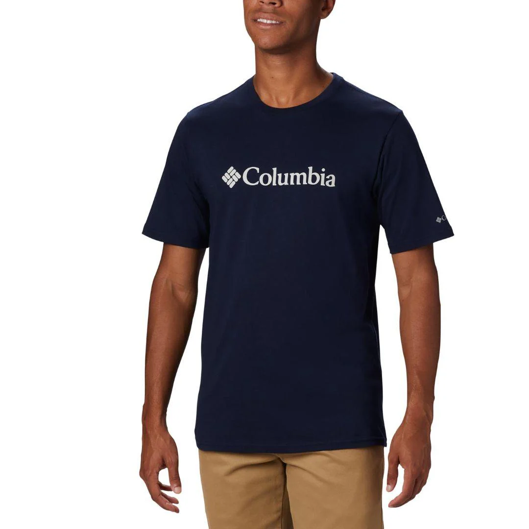 Columbia Men Blue CSC Basic Logo Short Sleeve
