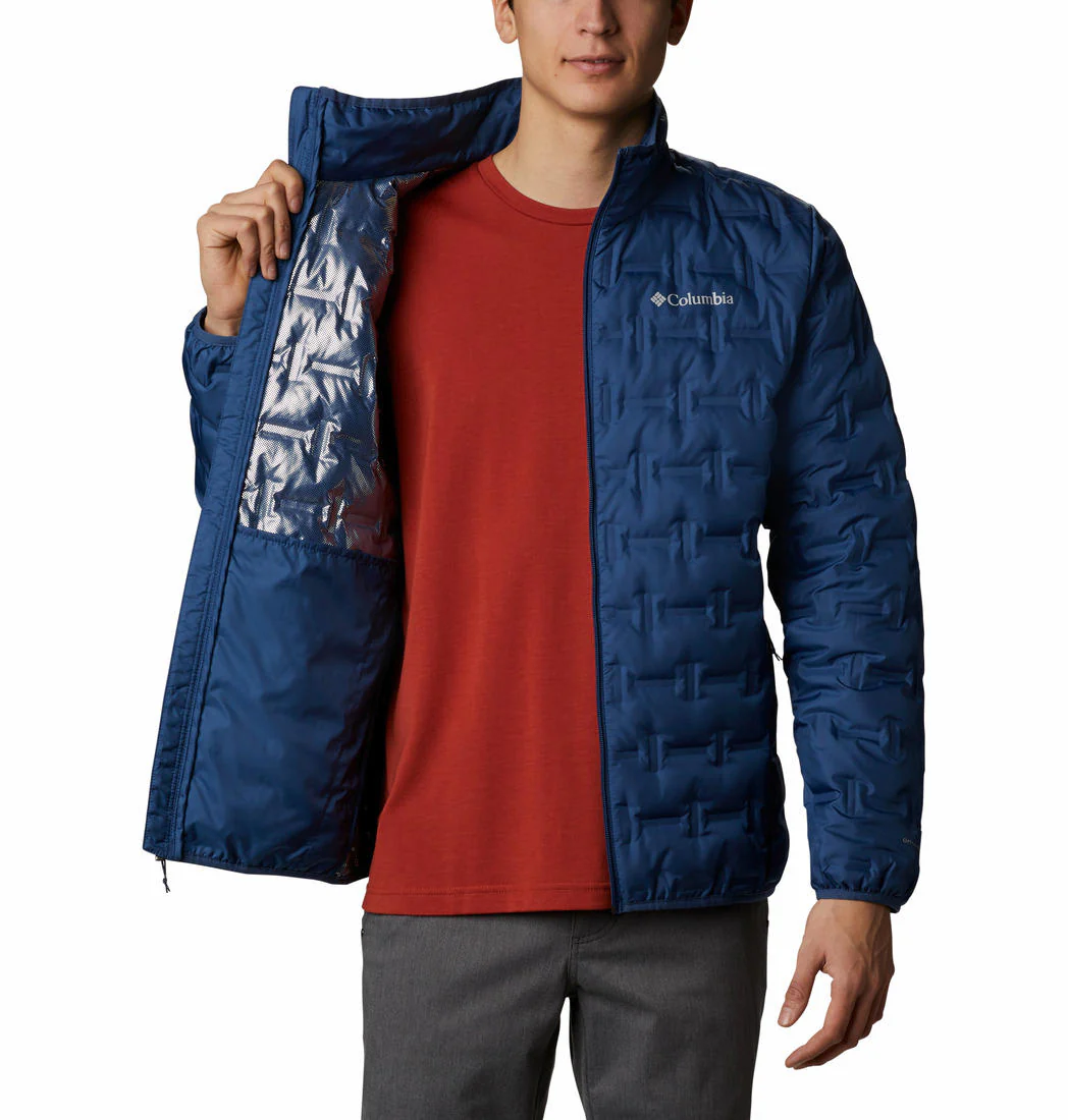 Columbia Men Blue Delta Ridge Down Jacket - Image 4