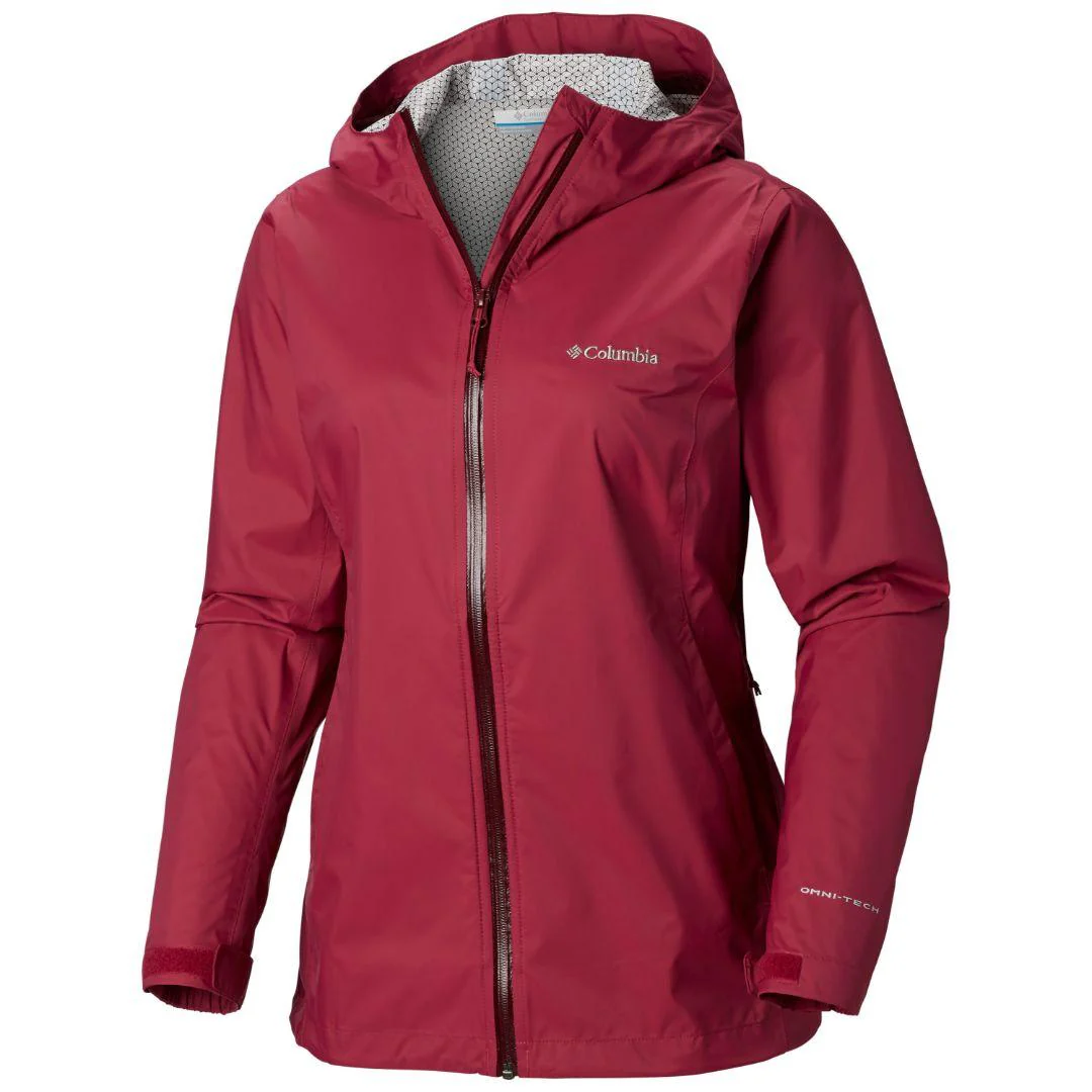Columbia Women Purple EvaPOURation Jacket Waterproof