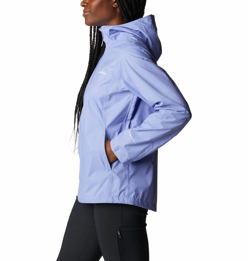 Columbia Women Purple EvaPOURation Jacket Waterproof