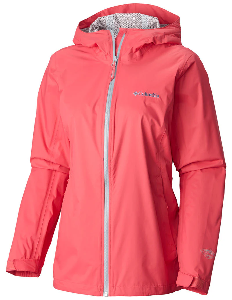 Columbia Women Red EvaPOURation Jacket Waterproof