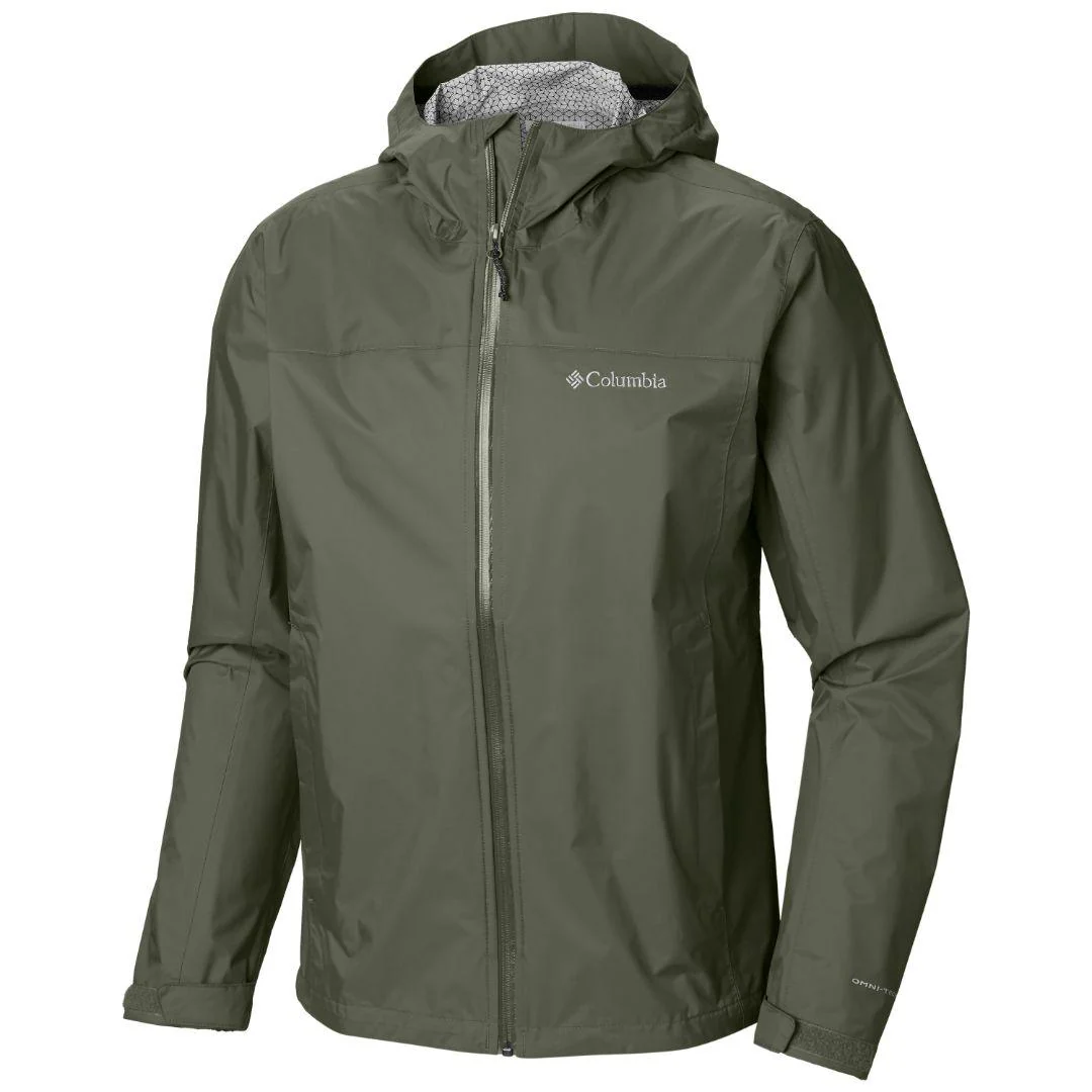 Columbia Men Green EvaPOURation Jacket Waterproof