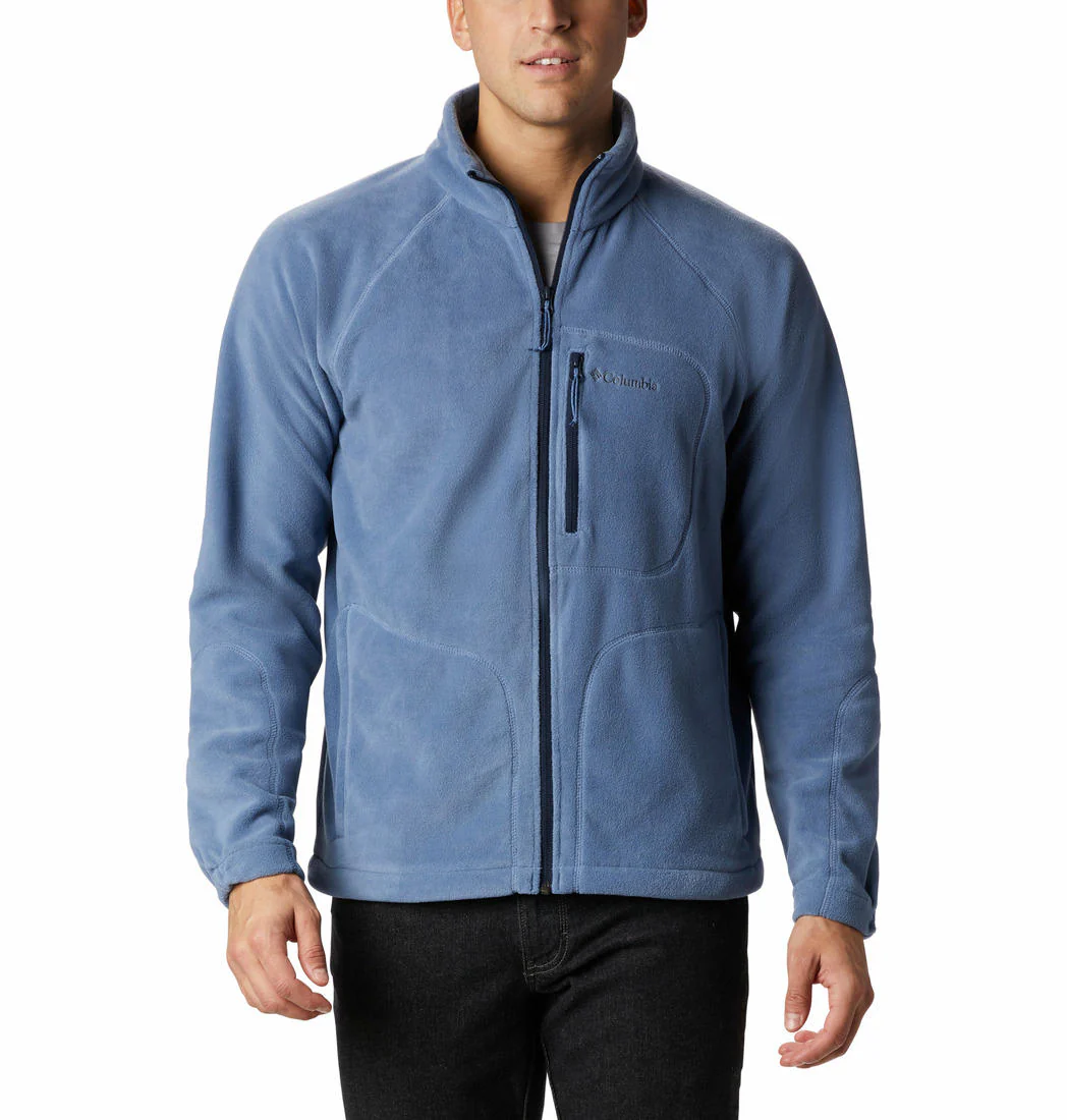 Columbia Men Blue Fast Trek II Full Zip Fleece