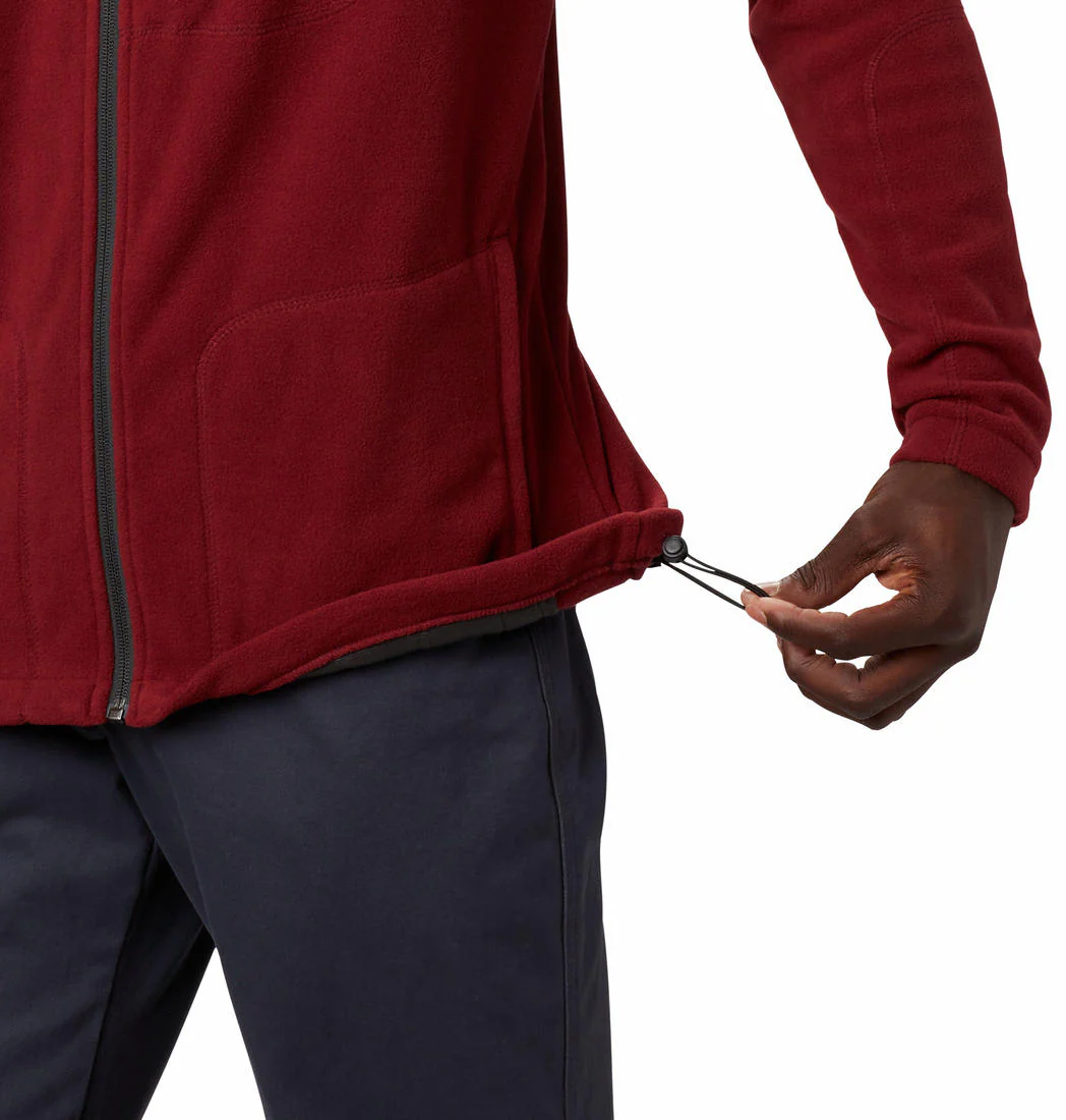 Columbia Men Pink Fast Trek II Full Zip Fleece - Image 4