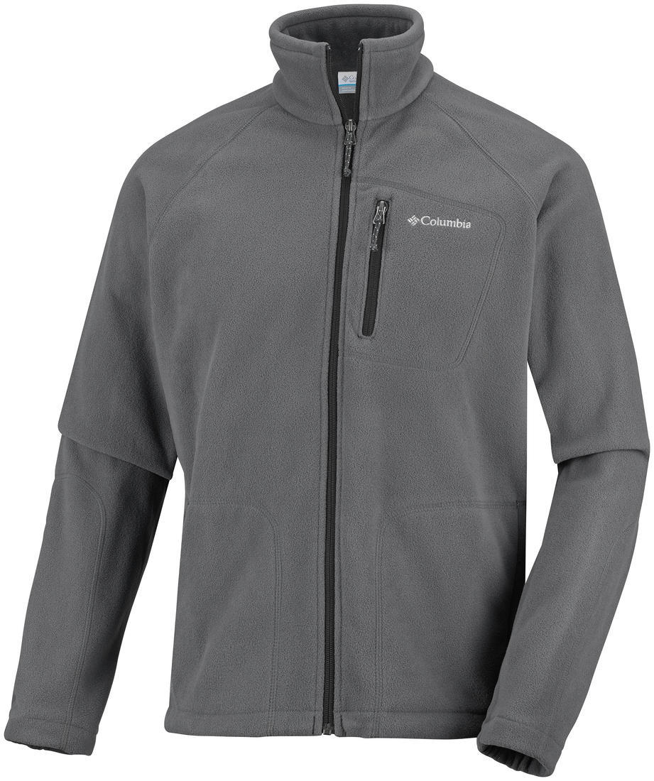 Columbia Men Grey Fast Trek II Full Zip Fleece
