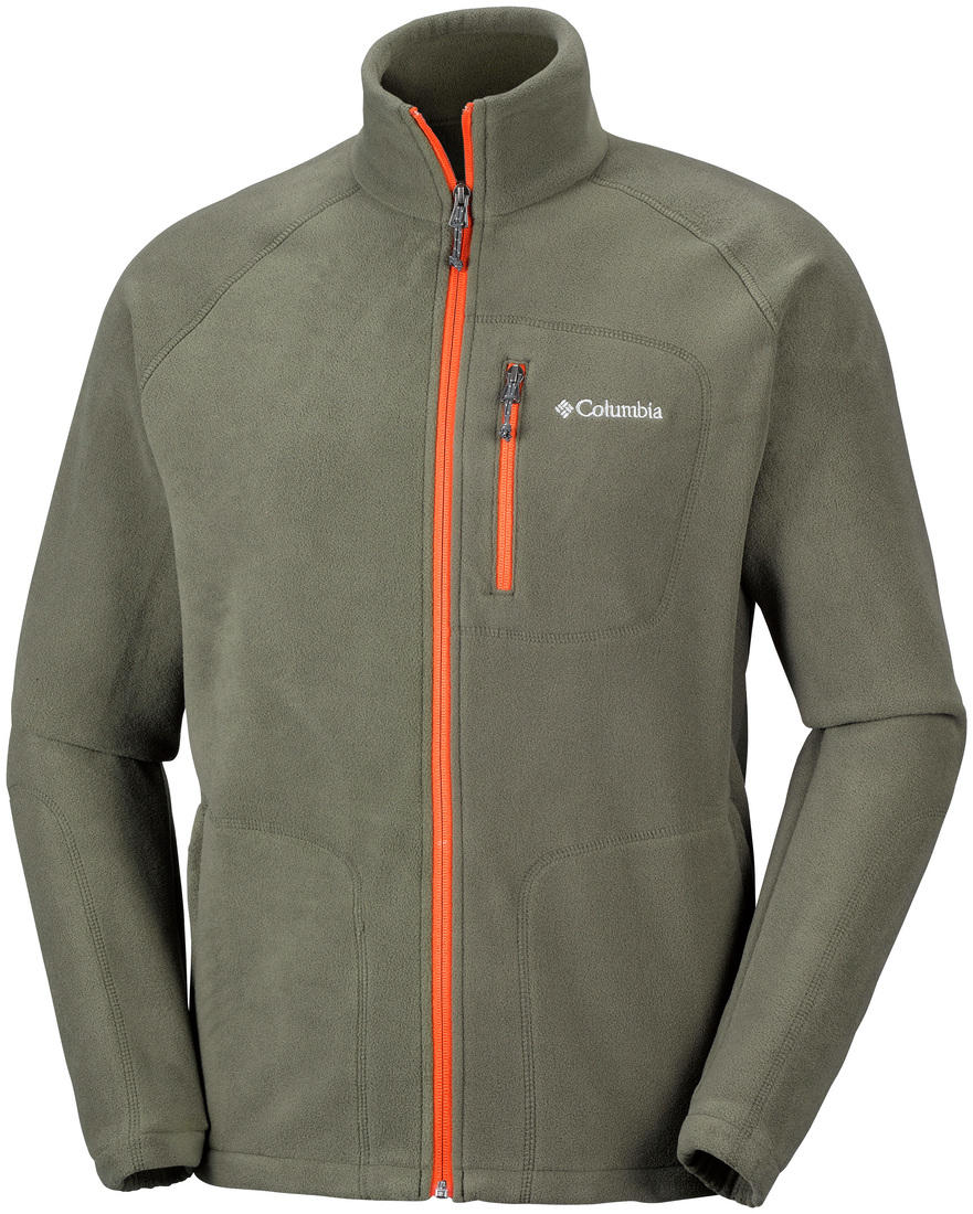 Columbia Men Brown Fast Trek II Full Zip Fleece