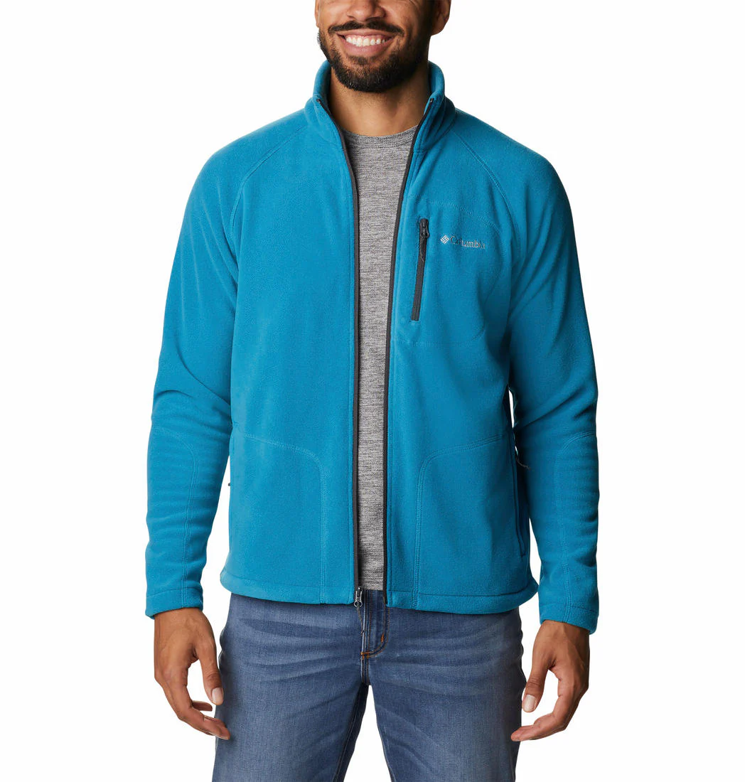 Columbia Men Blue Fast Trek II Full Zip Fleece
