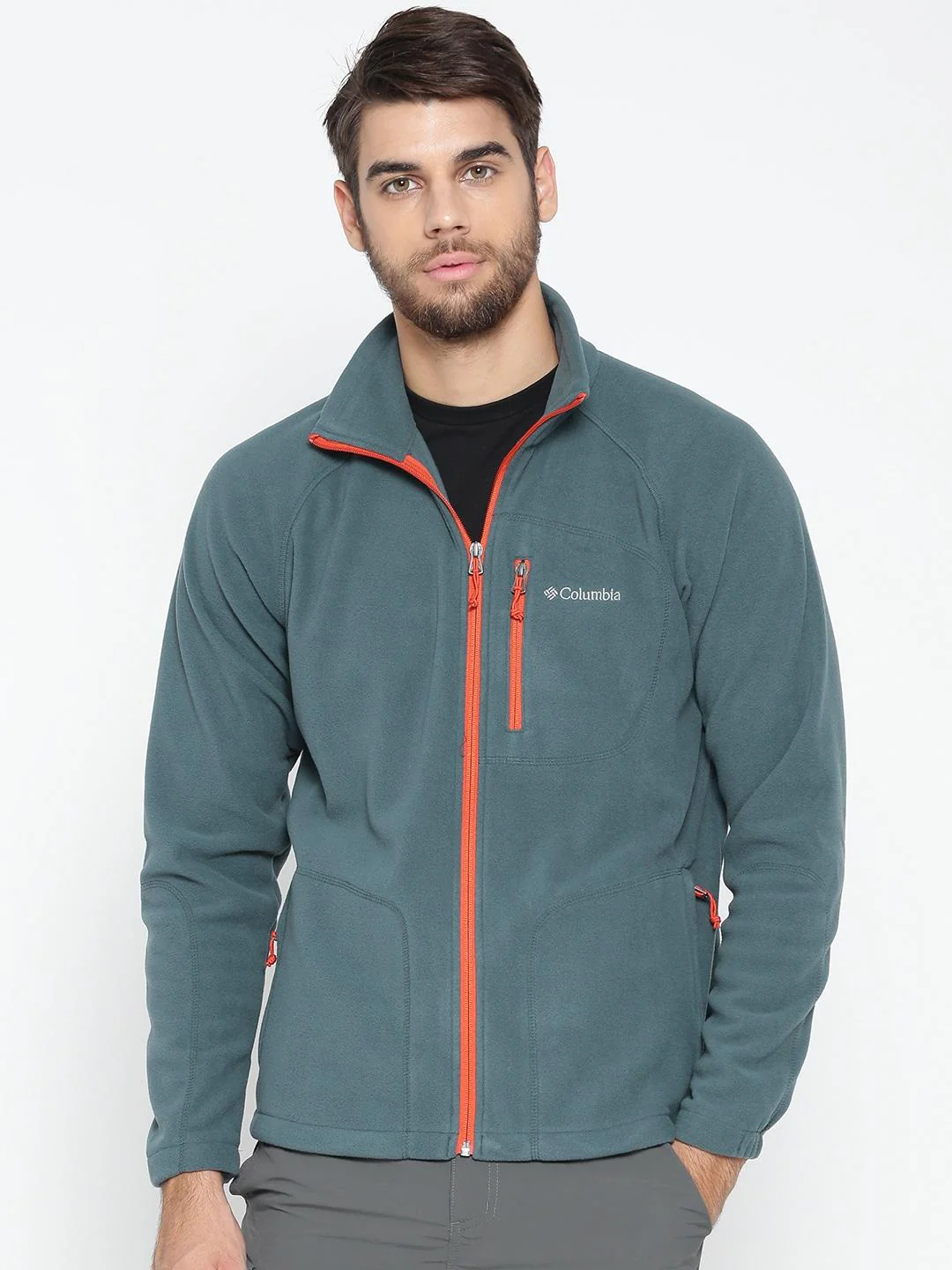 Columbia Men Blue Fast Trek II Full Zip Fleece