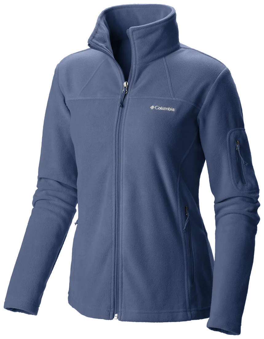 Columbia Women Blue Fast Trek II Full Zip Fleece Jacket